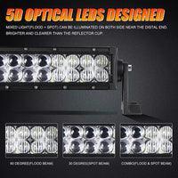 22 Inch-52 Inch 5D Series Straight/Curved Combo Beam Double Row LED Light Bar for 2004 Toyota Tacoma - Image 5