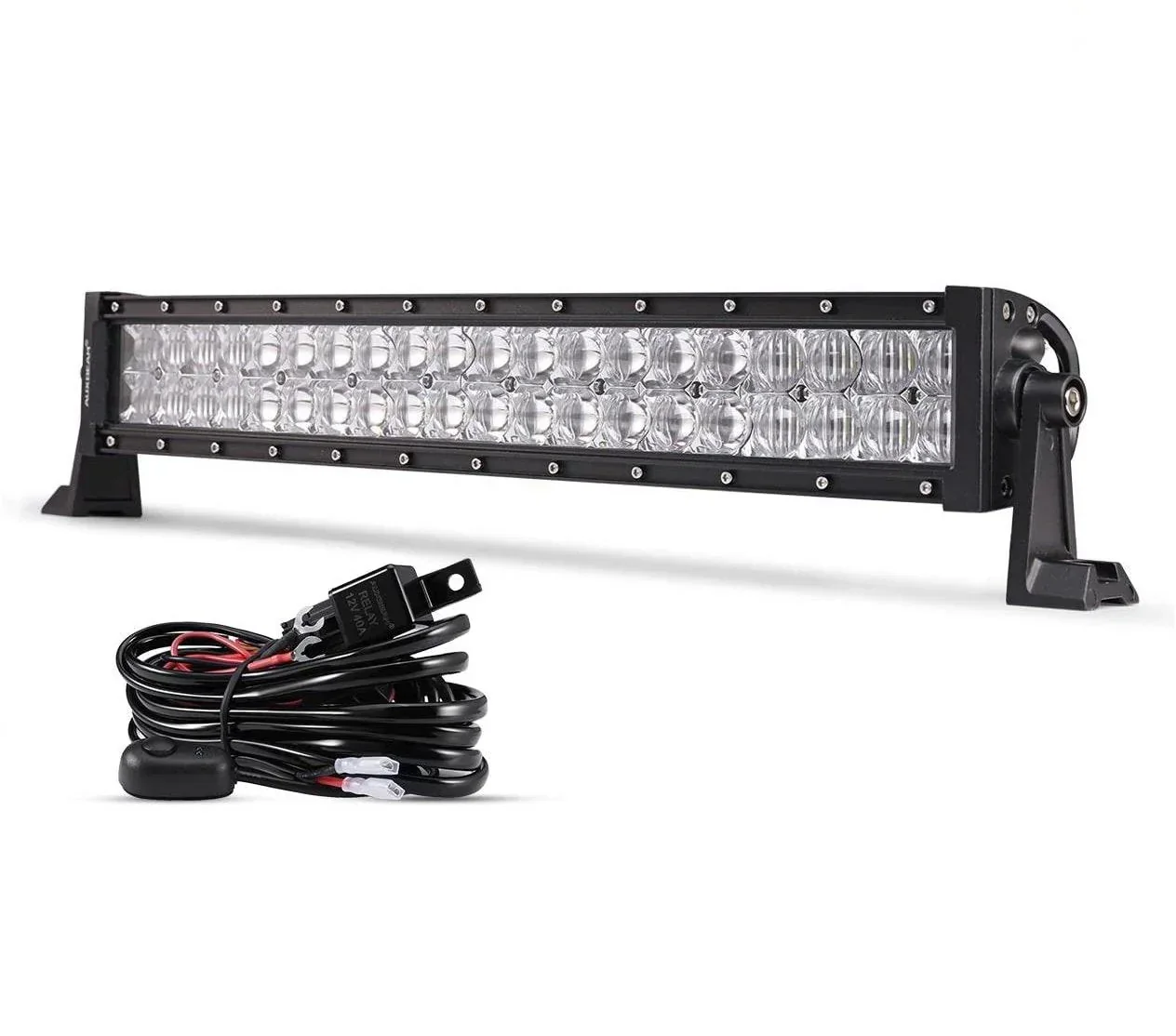 22 Inch-52 Inch 5D Series Straight/Curved Combo Beam Double Row LED Light Bar for 2015 Chevy Silverado 1500 2500 3500 - Image 18