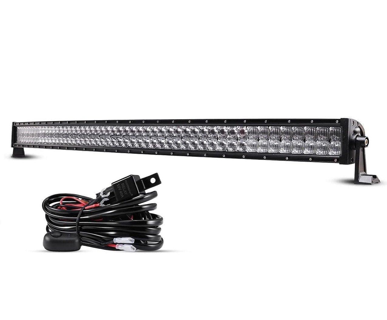 22 Inch-52 Inch 5D Series Straight/Curved Combo Beam Double Row LED Light Bar for 2016 Ford F150 - Image 20