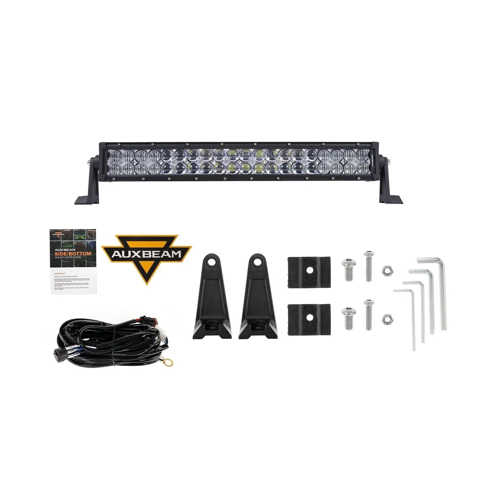 22 Inch-52 Inch 5D Series Straight/Curved Combo Beam Double Row LED Light Bar for 2016 Ford F150 - Image 26
