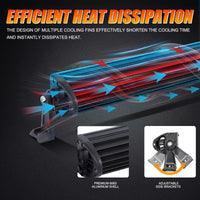 22 Inch-52 Inch 5D Series Straight/Curved Combo Beam Double Row LED Light Bar for 2016 Ford F150 - Image 7