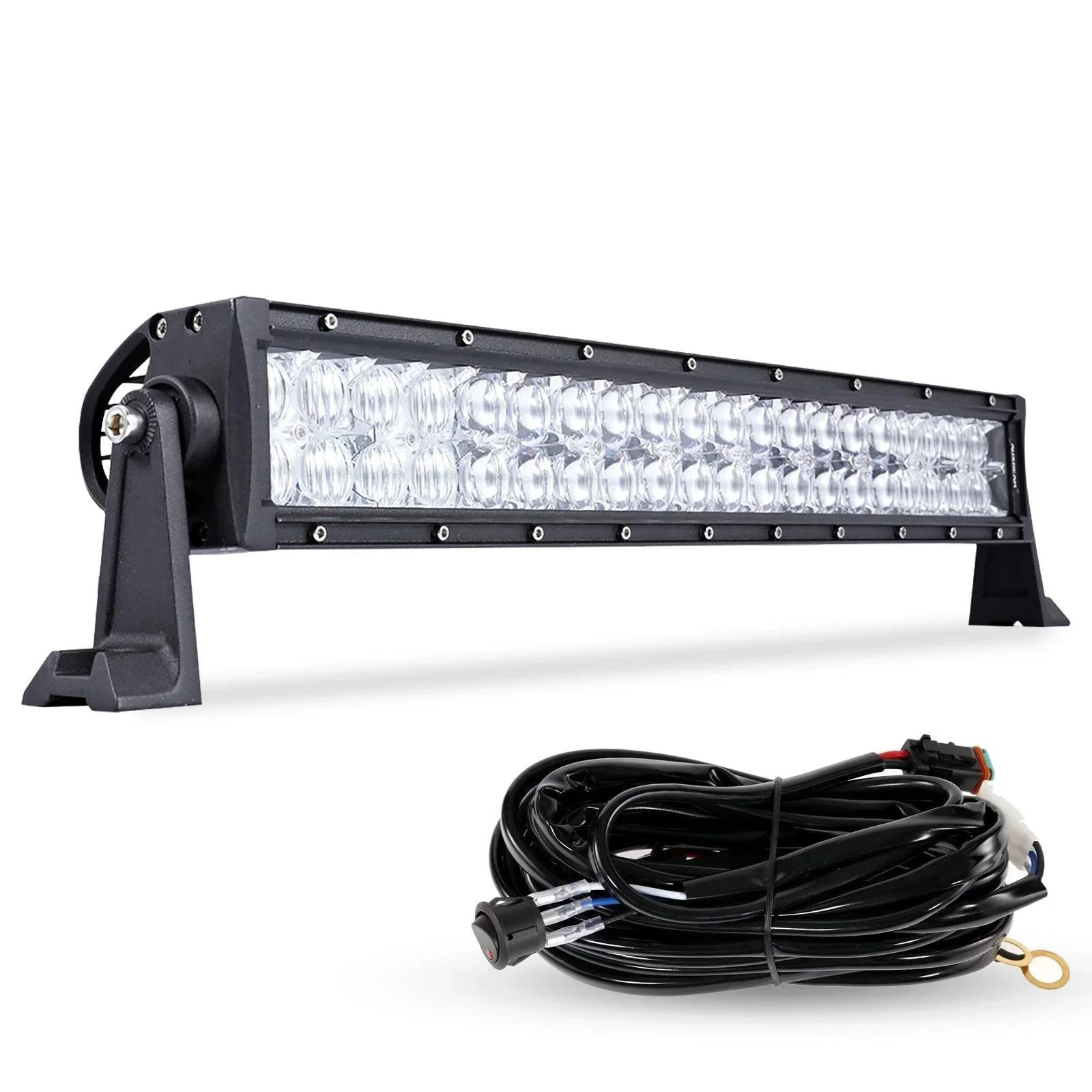 22 Inch-52 Inch 5D Series Straight/Curved Combo Beam Double Row LED Light Bar for Ford Bronco - Image 25