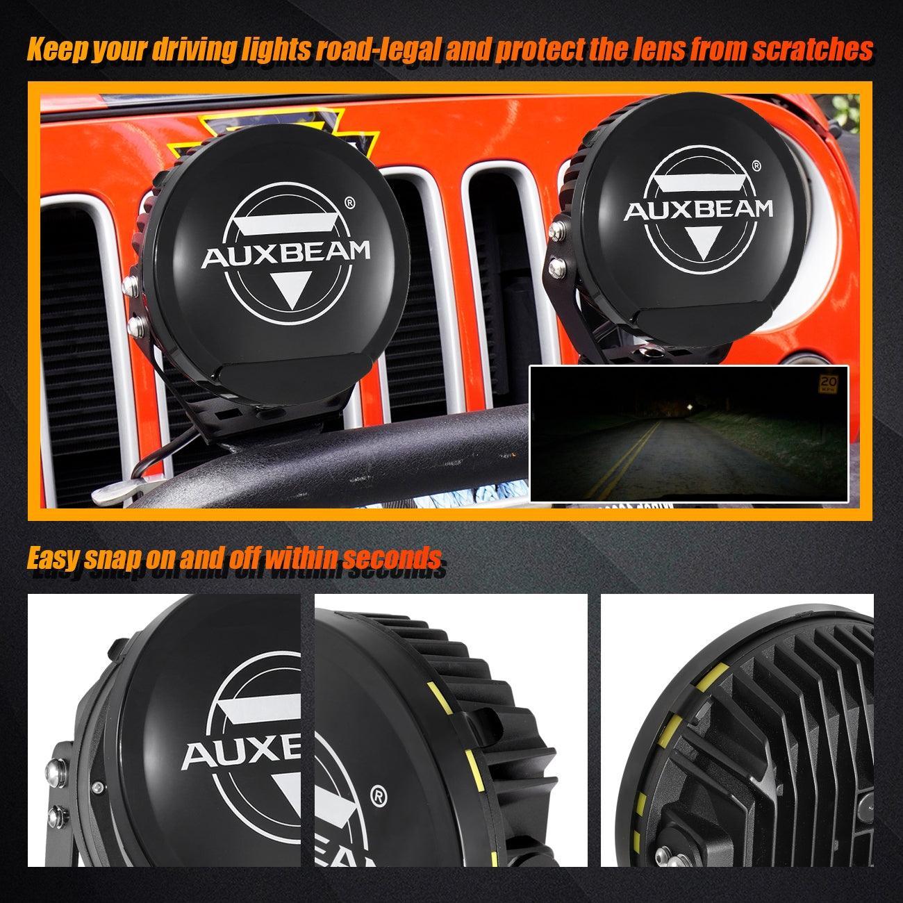 (2pcs/set) 7 Inch Round LED Driving Light Black Cover Light Shield Cover - Image 6