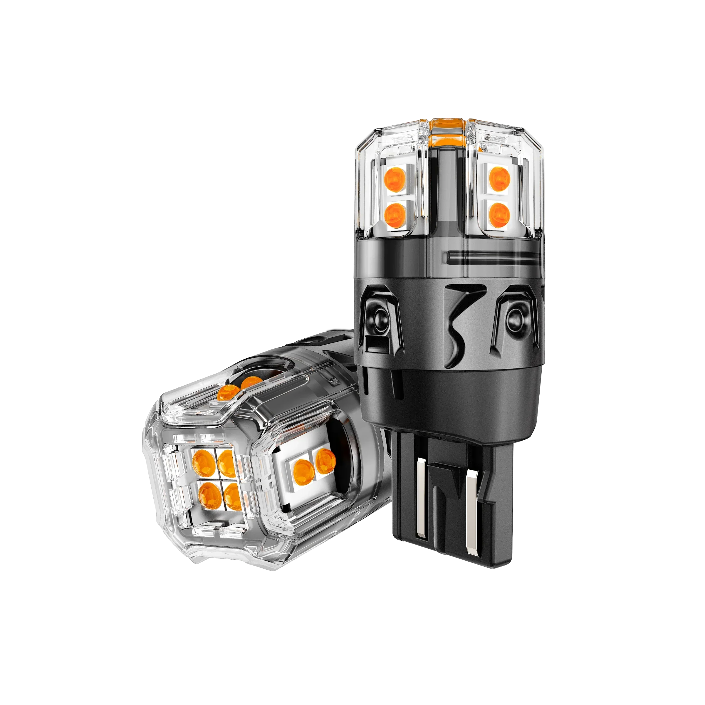 🆕7440 7440A LED Turn Signal Light Rear/Front, Side Marker Light Bulbs 13W 500% High Brightness CAN-Bus Error Free 3000K Amber B52 Series |2 Bulbs - Image 4