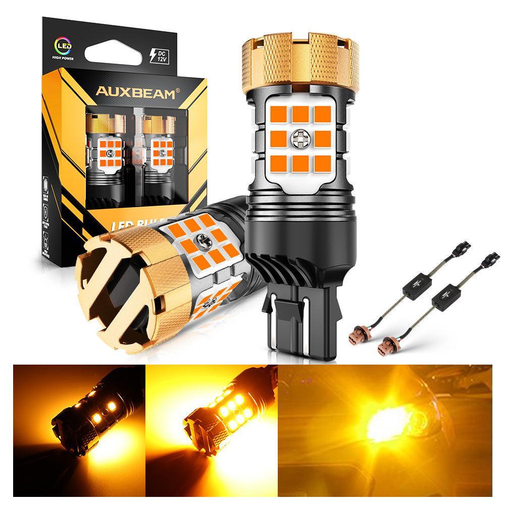 🆕T20 7443 7440 LED Turn Signal Light Rear/Front, Side Marker Light Bulbs 50W 4000LM CAN-Bus Error Free 3000K Amber B21-PRO Series |2 Bulbs - Image 11