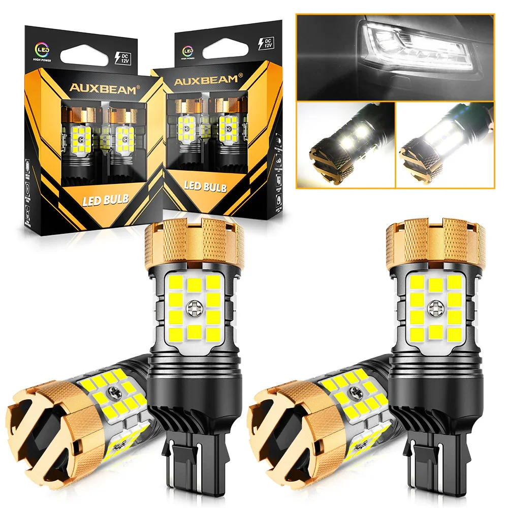 🆕T20 7443 7440 LED Backup Reverse/Turn Signal/Brake Tail Light Bulbs 50W 4000LM CAN-Bus Error Free 6500K White B21-PRO Series | 2 Bulbs - Image 12