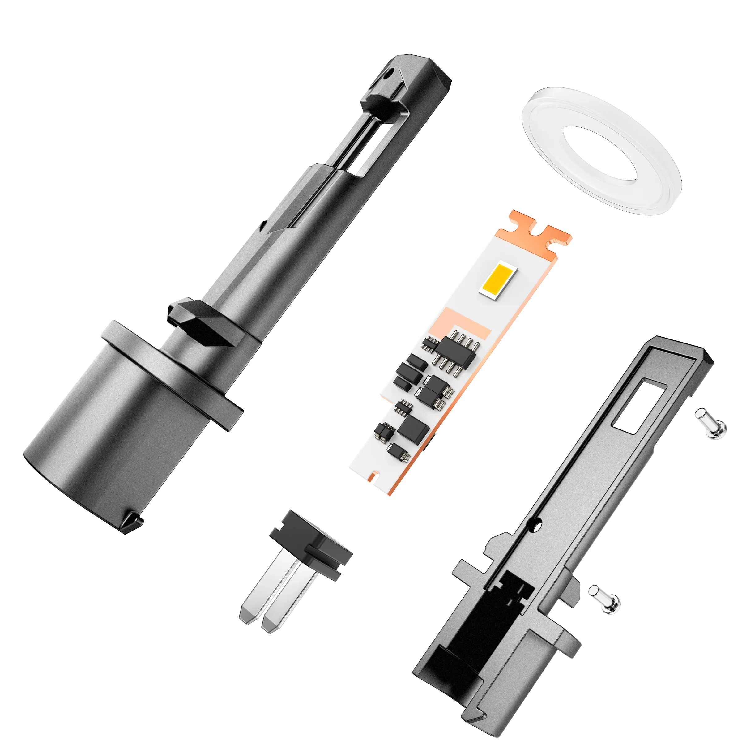 880 885 890 899 892 893 LED Fog Light/DRL Bulbs 60W 12000LM 3000K Yellow Q6 Series | 2 Bulbs - Image 6