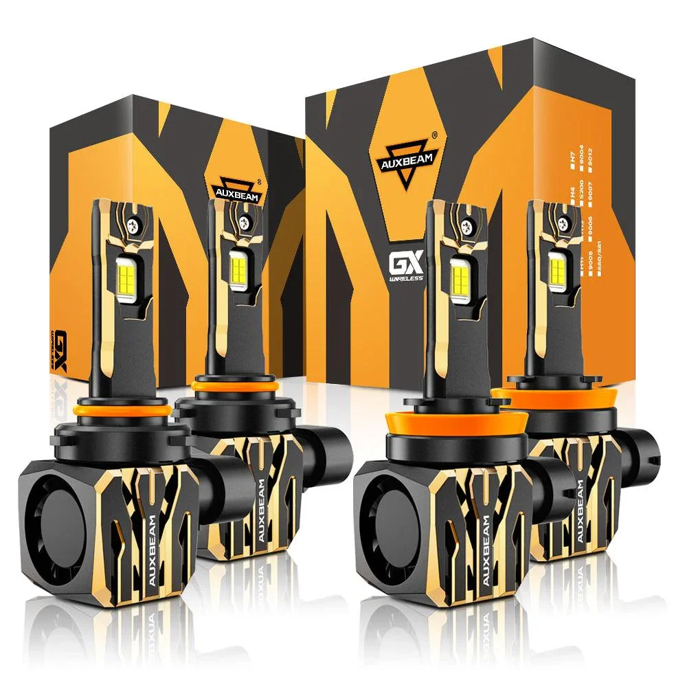 🆕9005+H11 LED Headlight Bulbs 120W 30000LM GX Plug&Play Series 6500K Cool White | 4 Bulbs - Image 10