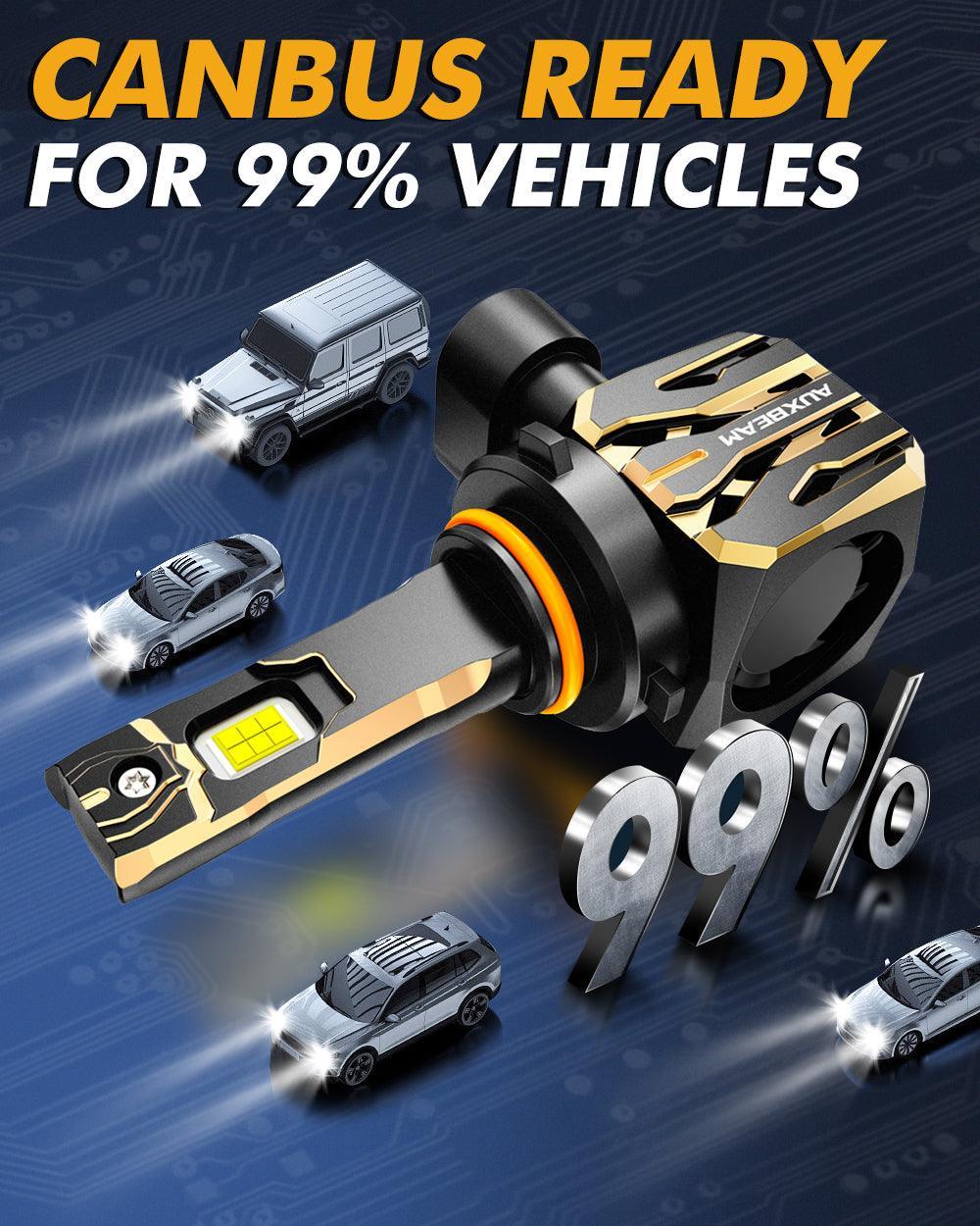 🆕9005+H11 LED Headlight Bulbs 120W 30000LM GX Plug&Play Series 6500K Cool White | 4 Bulbs - Image 9