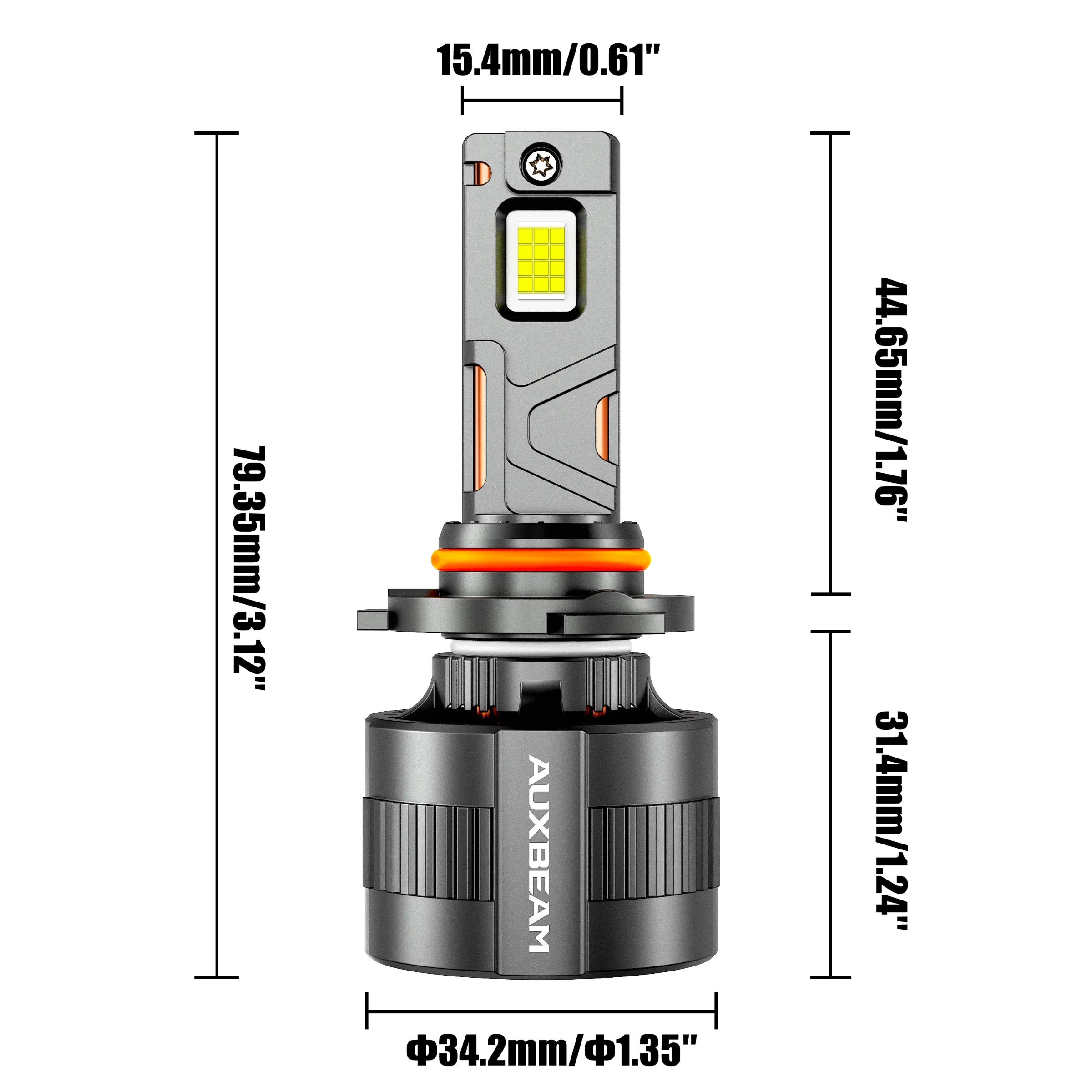 🆕9005+9006 LED Headlight Bulbs 130W 32000LM F35 Series Dual Compatibility 12V/24V 6500K Cool White | 4 Bulbs - Image 7