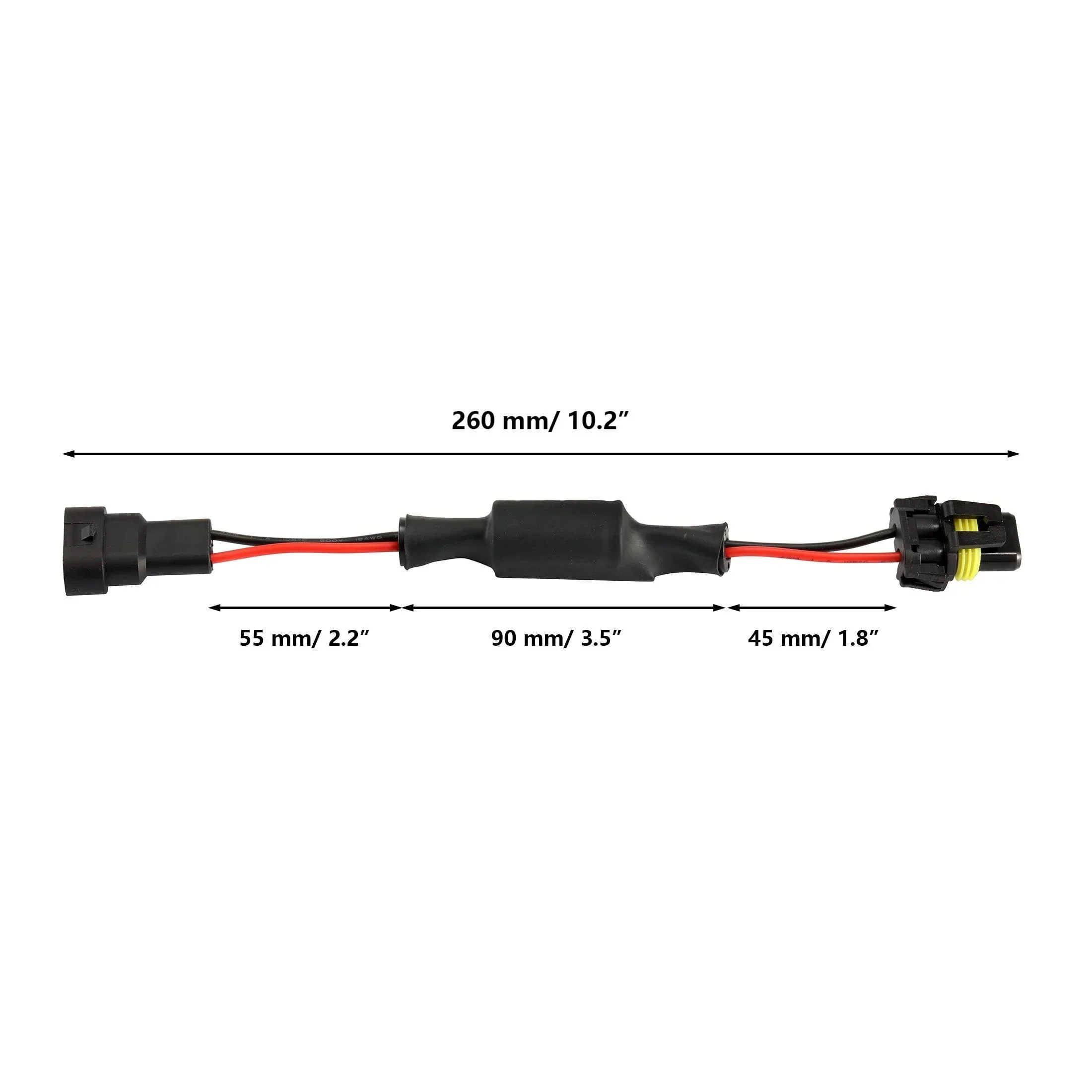 9006/HB4 C15-Model Decoder Enhanced LED DRL Fog Light Canbus Load Resistor Conversion Kit 2pcs/Set - Image 5