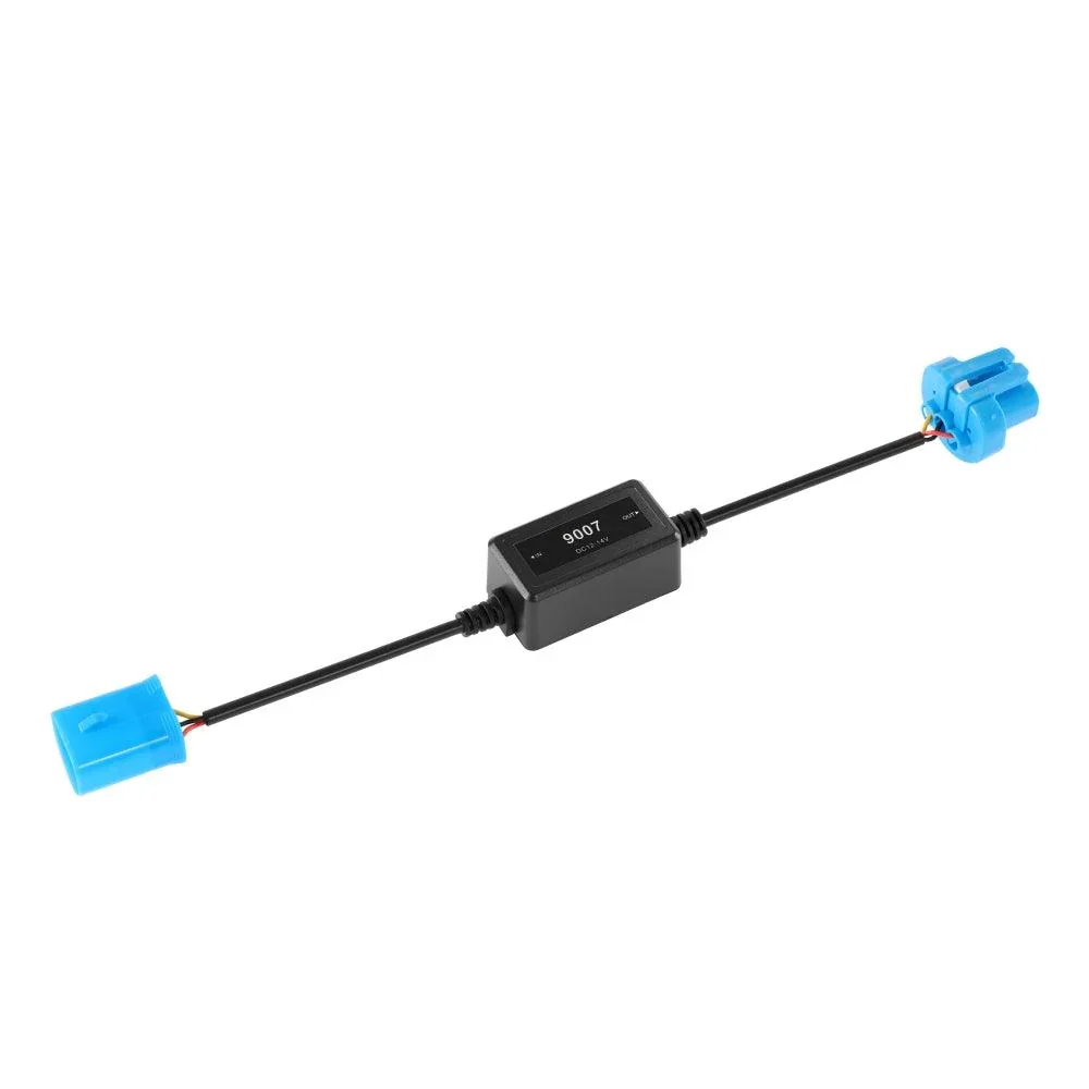 9007/HB5 C10-MODEL Enhanced LED Headlight Bulbs Canbus Decoder Anti-Flicker Hyper Flash No Warning Harness Resistor Conversion Kit 2pcs/set - Image 4