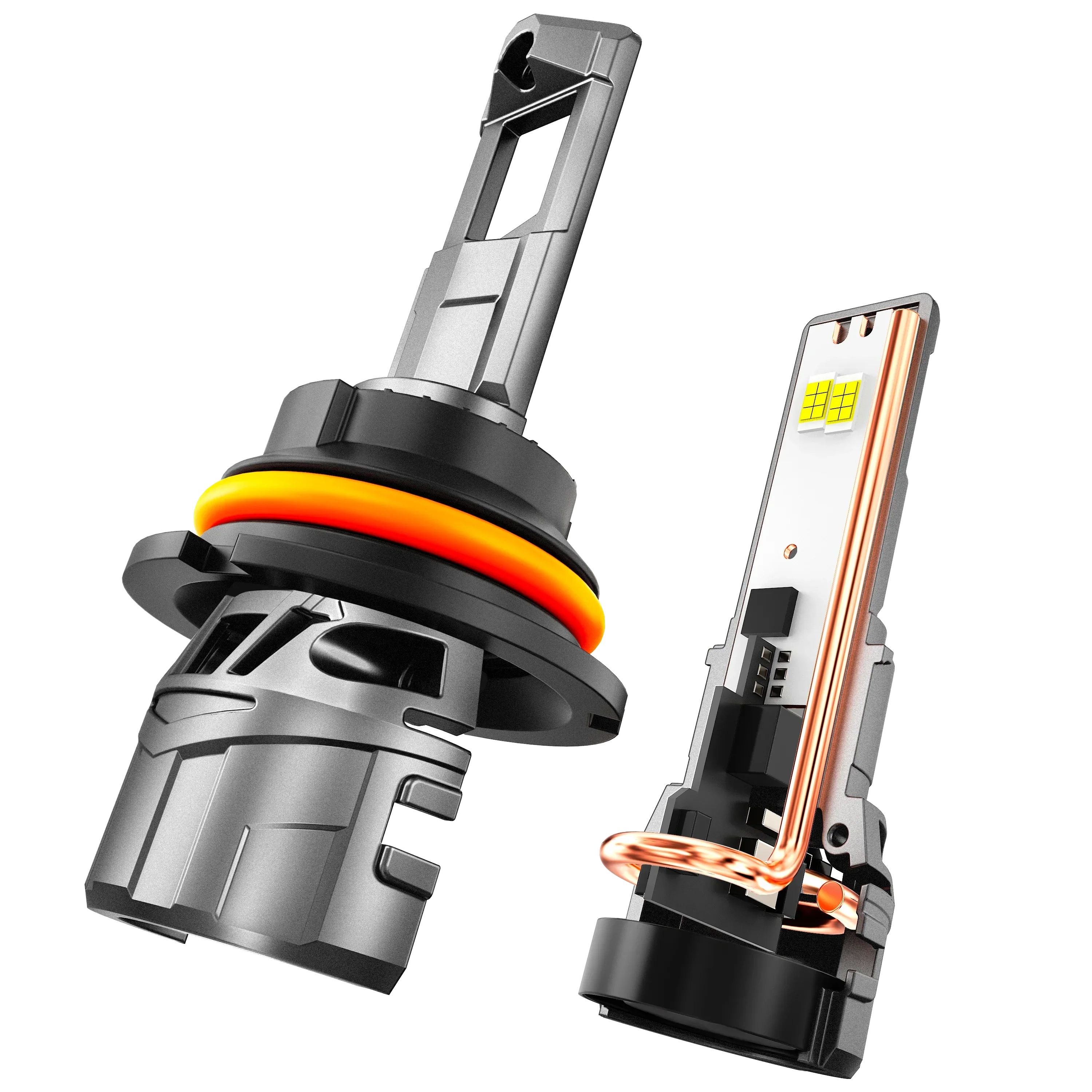 🆕9007/HB5 LED Headlight Bulbs 100W 22000LM F18 Series 1:1 Mini Size 6500K Cool White | 2 Bulbs - Image 2