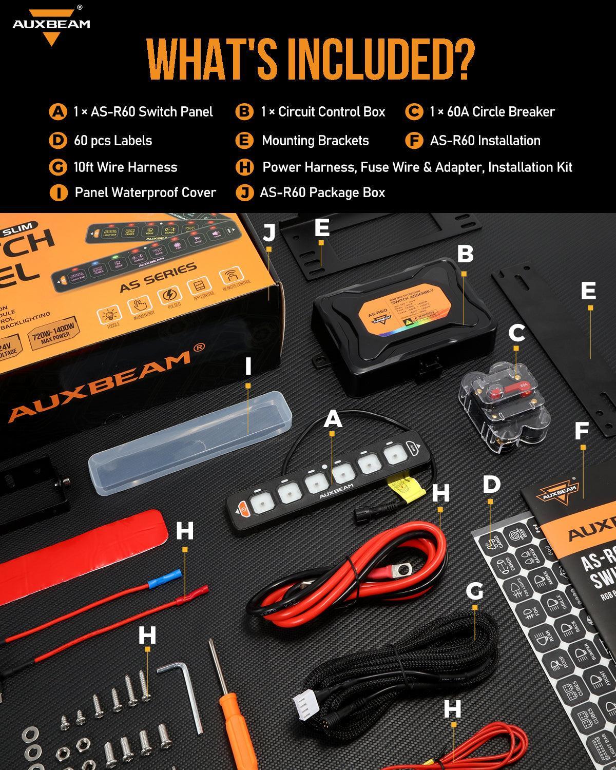 AS Series 6 Gang (AS-R60) RGB Slim Switch Panel, Toggle/ Momentary/ Pulsed Mode Supported(One-Sided Outlet) - Image 7