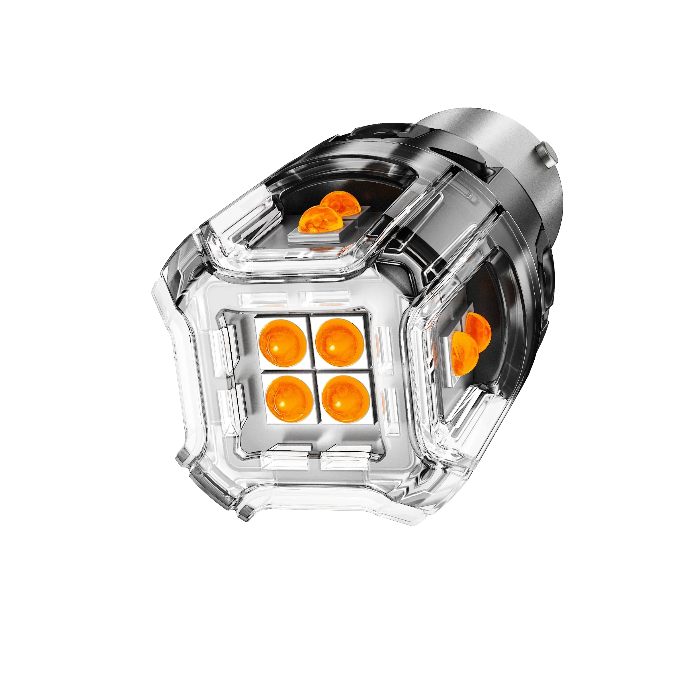 🆕BAU15S 7507 LED Turn Signal Light Rear/Front, Side Maker Light Bulbs 13W 500% High Brightness CAN-Bus Error Free 3000K Amber B52 Series |2 Bulbs - Image 6