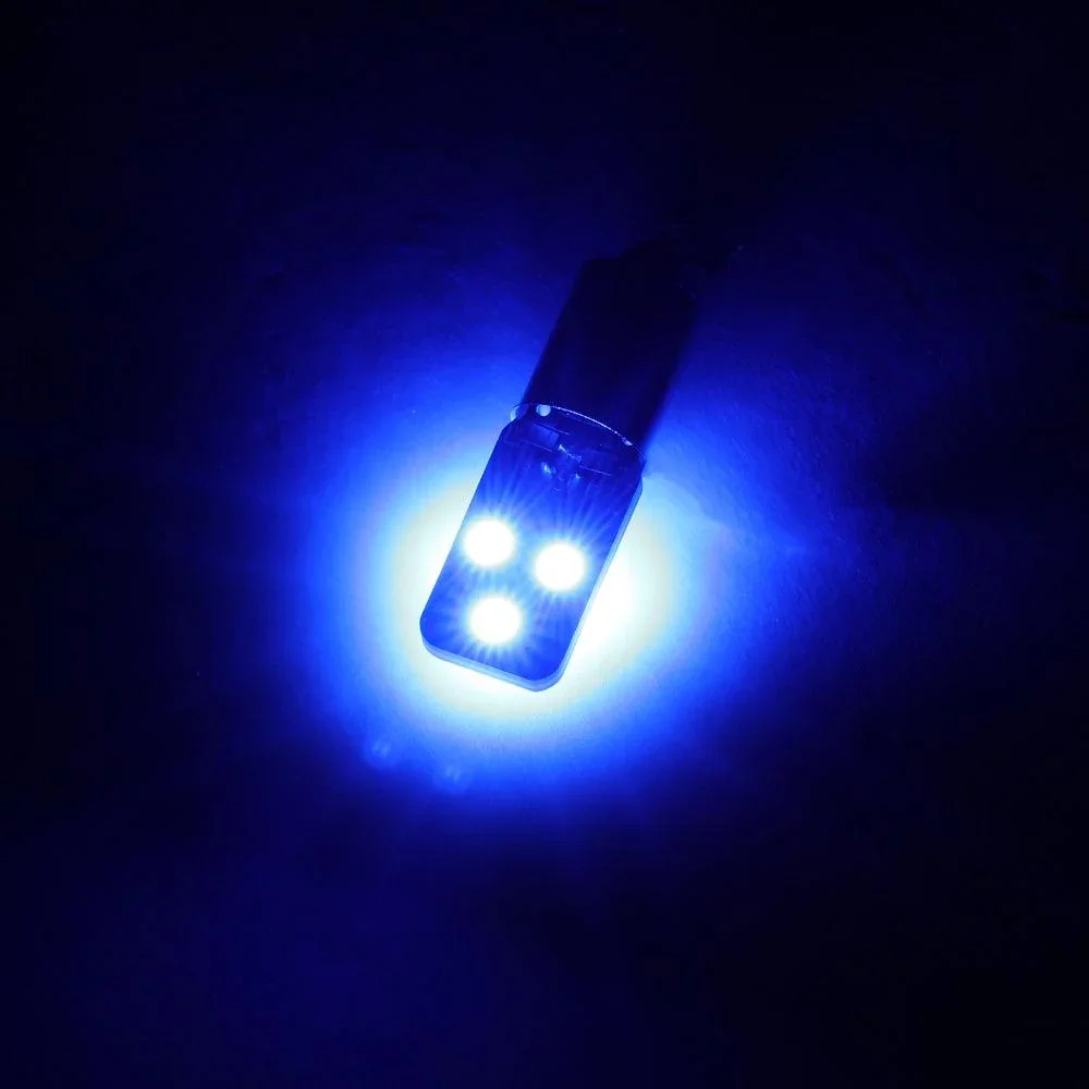10PCS Blue Light BA9S BA9 1895 1891 53 57 LED Bulbs for Car Interior Dome Map License Plate Glove Box Light etc - Image 7