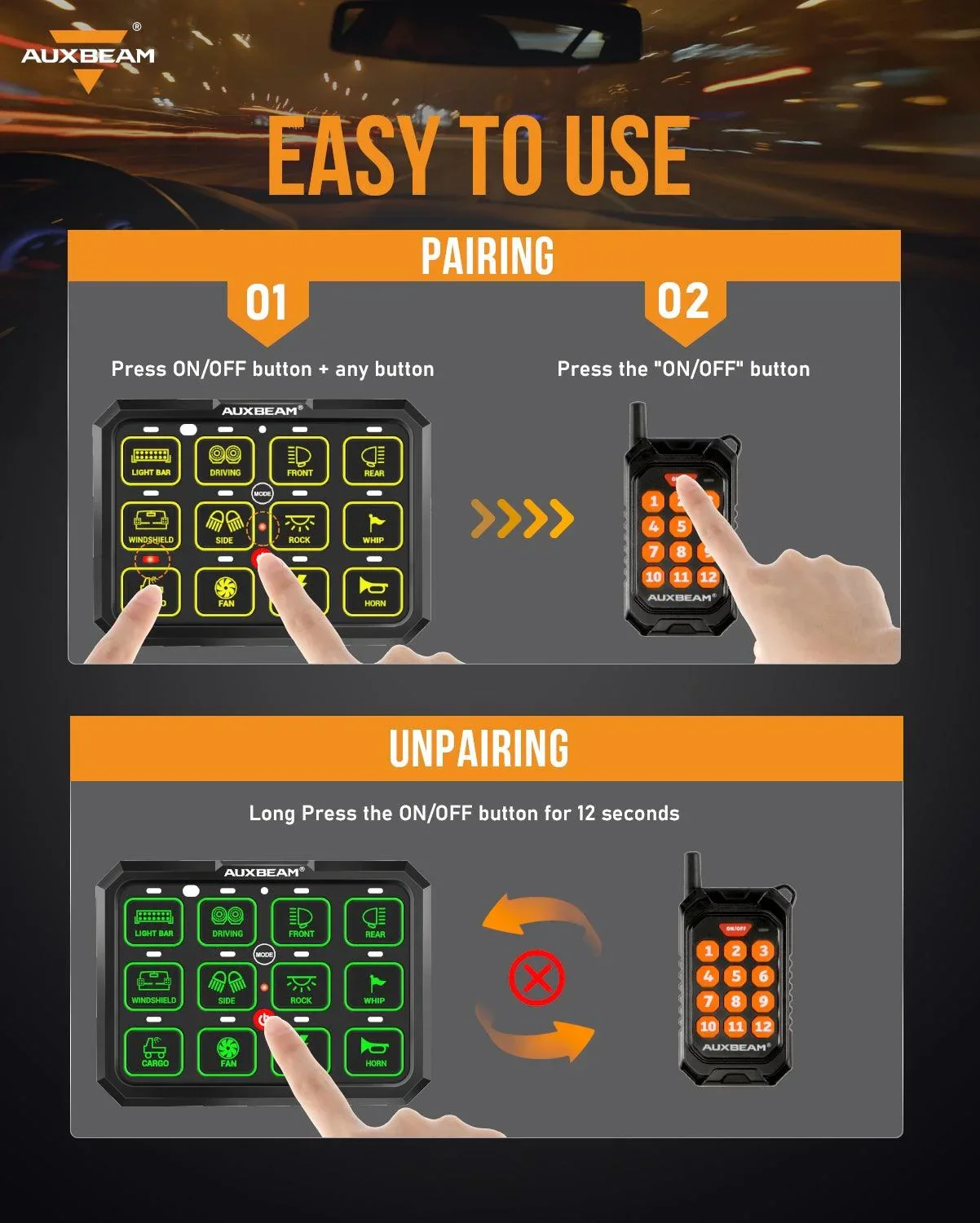 12 Gang Wireless Remote Control for AC-1200 Switch Panel - Image 6