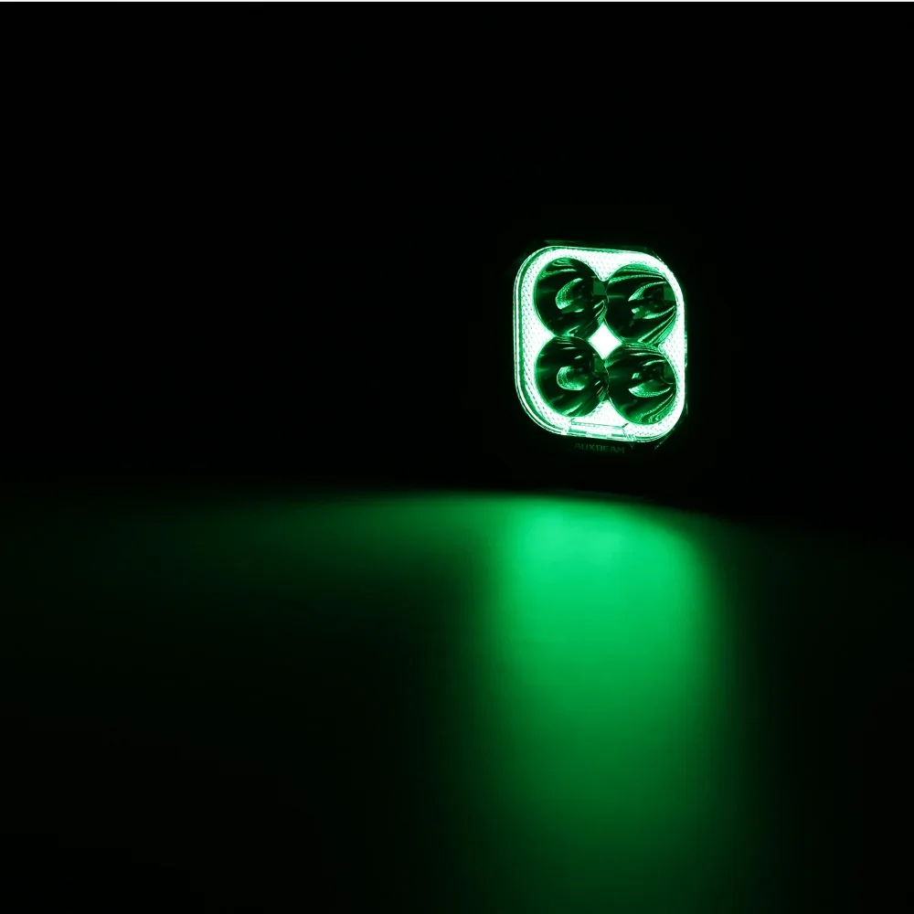 Color Play Series 3 Inch 116W RGB LED Pod Lights Off Road Lights With 8 Backlight Options - Image 15