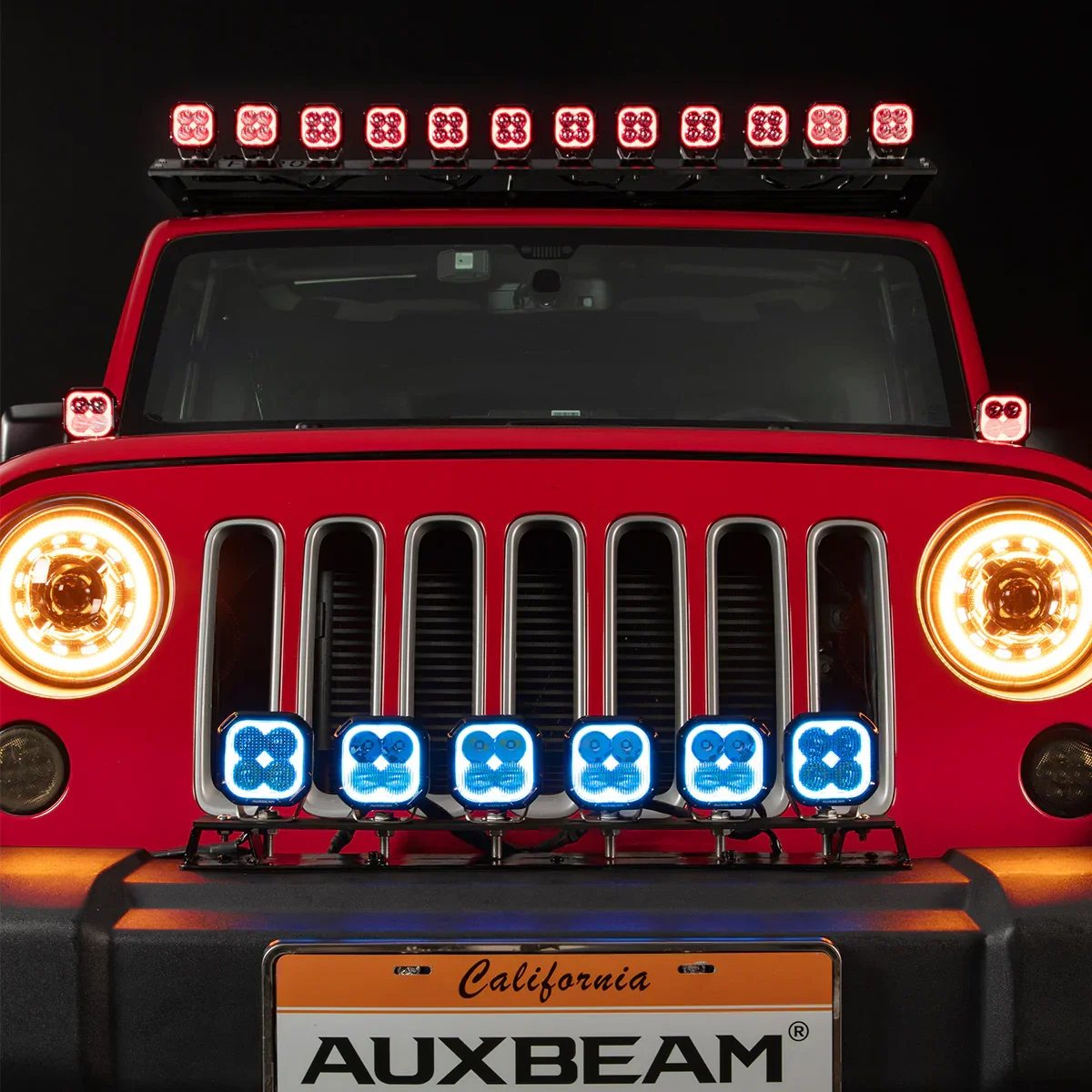 Color Play Series 3 Inch 116W RGB LED Pod Lights Off Road Lights With 8 Backlight Options - Image 2