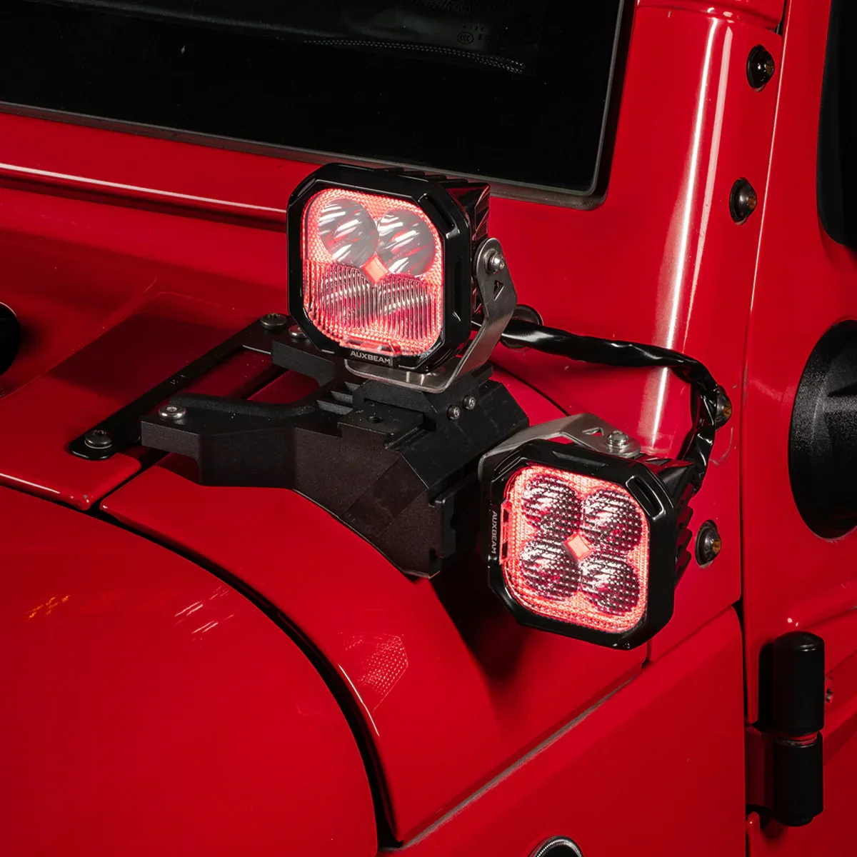 Color Play Series 3 Inch 116W RGB LED Pod Lights Off Road Lights With 8 Backlight Options - Image 3