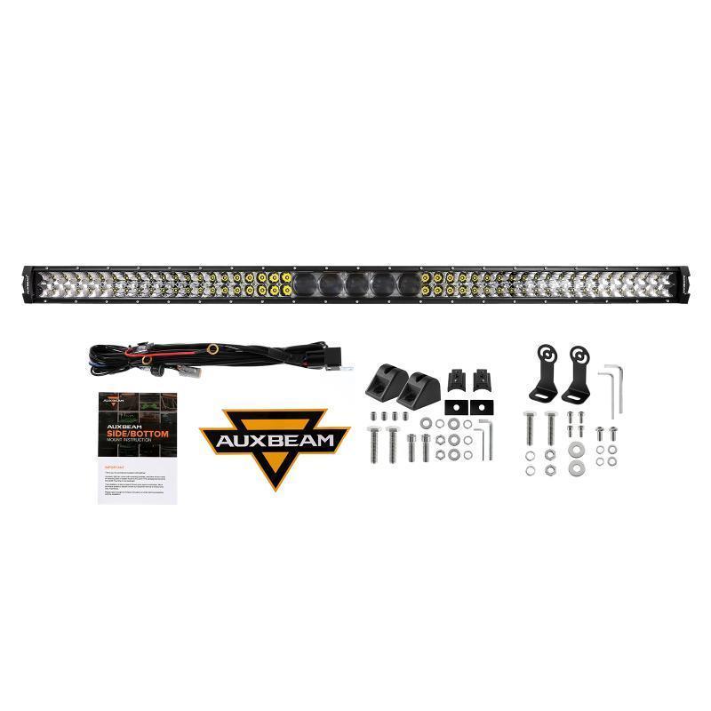 7" LED Halo Headlights + 5D-PRO 52" Straight LED Light Bar + Windshield Mounting Brackets + 18W Flood Beam Pod Lights Set for Jeep Wrangler TJ - Image 9