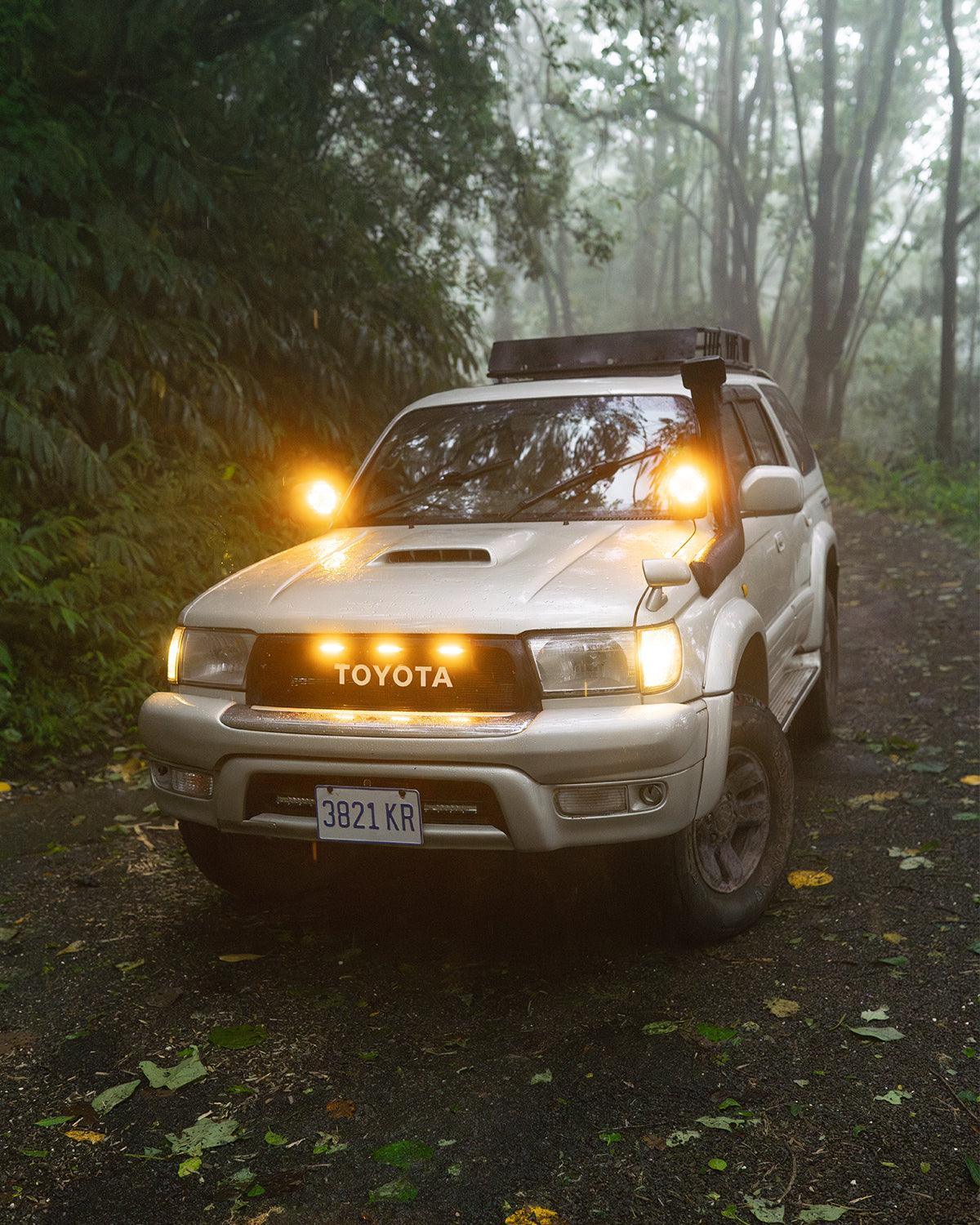 CUBE-Z Series 4 Inch Flood LED Pod Lights Off Road Lights with White DRL & Amber Turn Signal Lights - Image 10