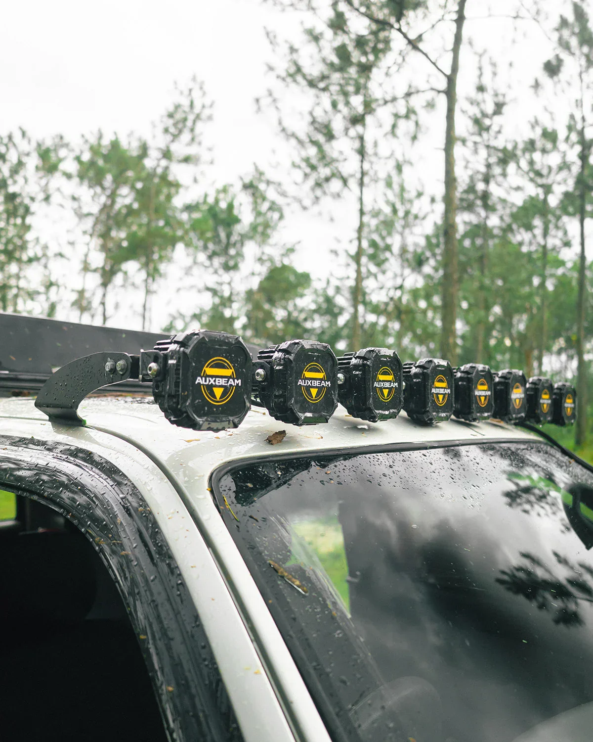 CUBE-Z Series 4 Inch LED Pod Lights Off Road Lights with White DRL & Amber Turn Signal Lights - Image 9