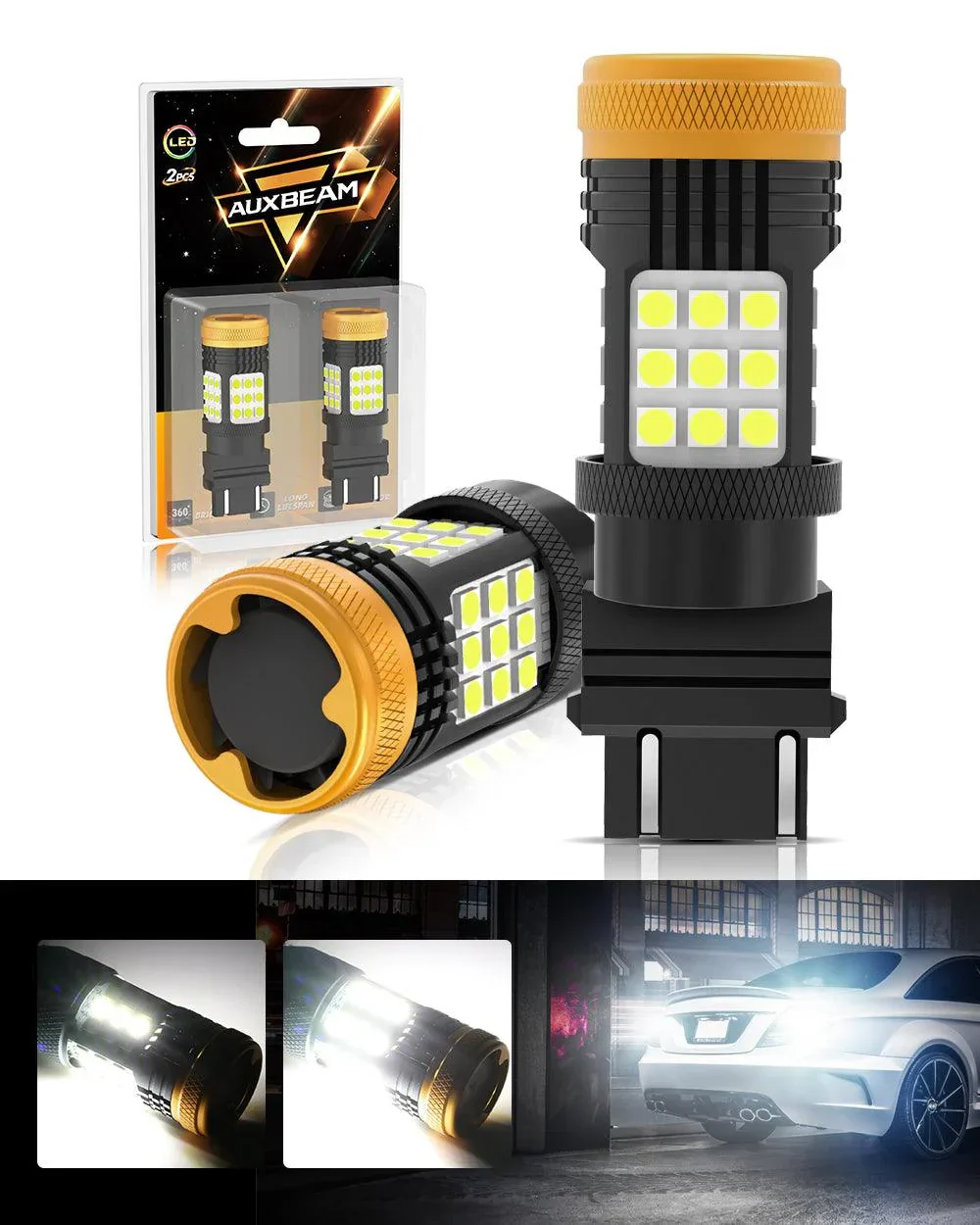 For 2000-2003 Ford F-150 9007 LED Headlight Bulbs Bundle - Image 18