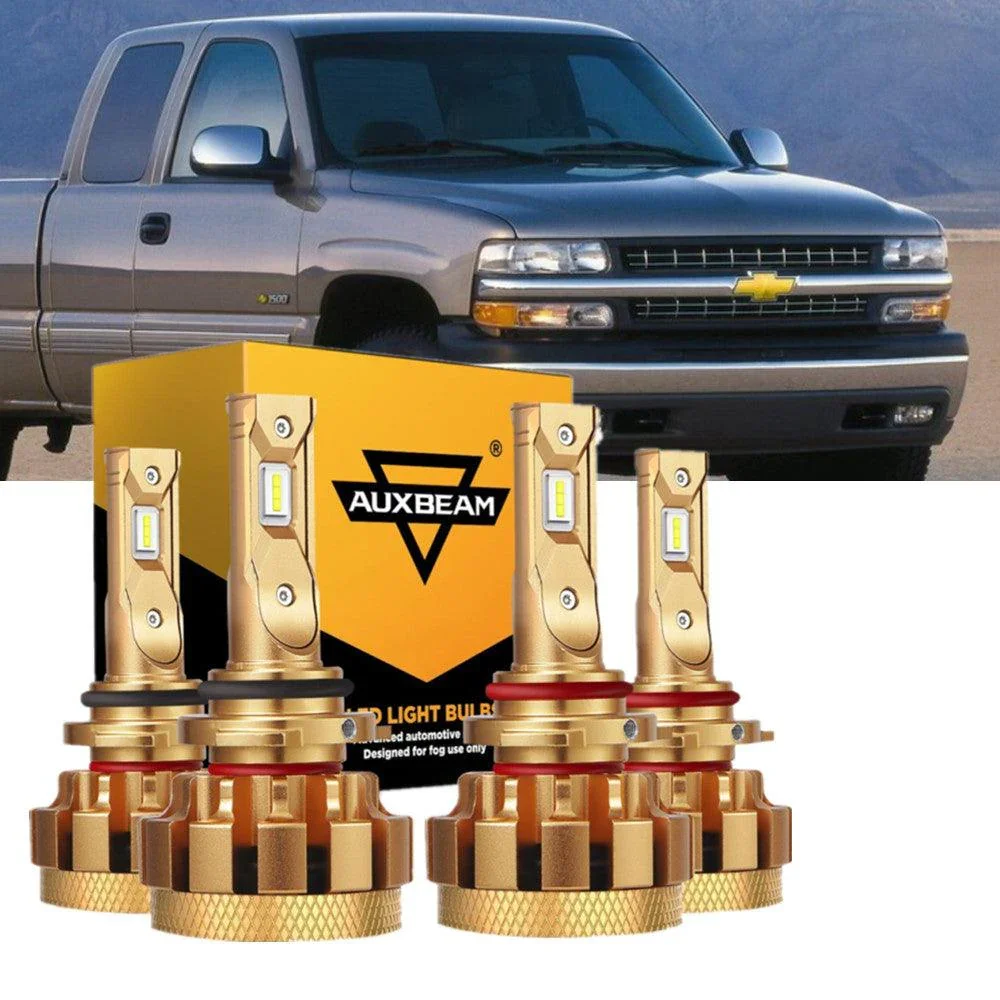 For 2000-2002 Chevrolet Silverado 1500 F-16 Plus Series Built-in Canbus Automotive Grade 14000LM LED Light Bulbs High Low Beam Bundle - Image 8
