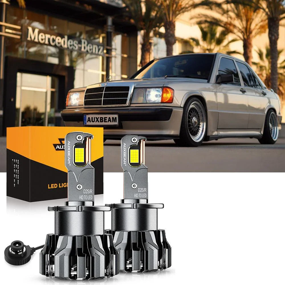For 2000-2006 Mercedes-Benz E55 AMG with HID headlamps LED Light Bulbs High Low Beam Bundle - Image 13