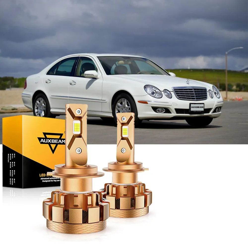 For 2000-2007 Mercedes-Benz E320 with HID headlamps LED Light Bulbs High Low Beam Bundle - Image 9