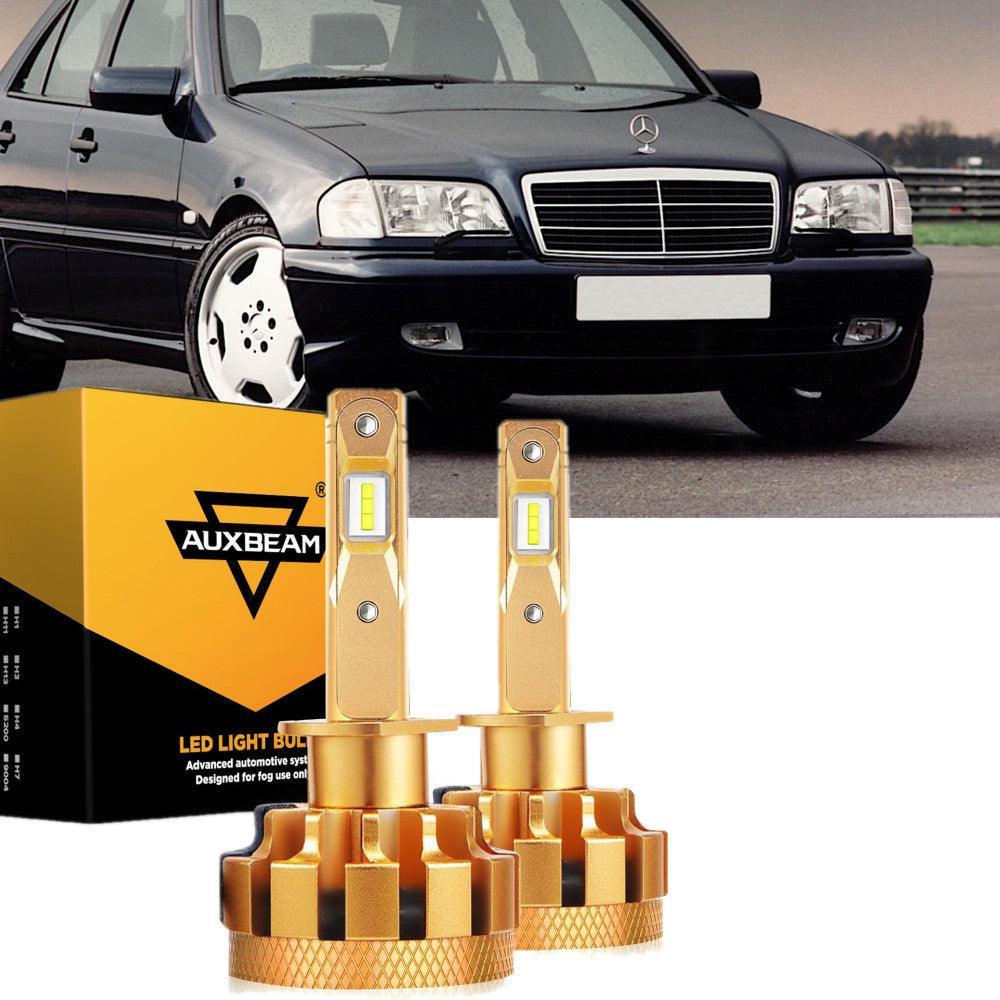 For 2000 Mercedes-Benz C43 AMG with halogen headlamps LED Light Bulbs High Low Beam Bundle - Image 7