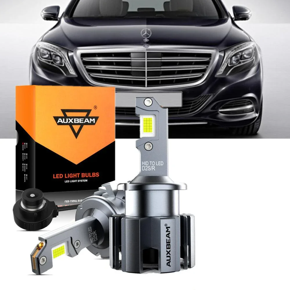 For 2001-2006 Mercedes-Benz S600 with HID headlamps LED Light Bulbs High Low Beam Bundle - Image 15