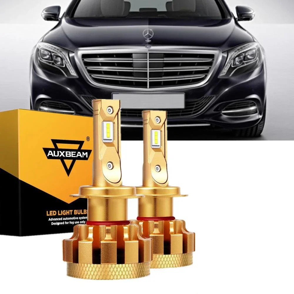 For 2001-2006 Mercedes-Benz S600 with HID headlamps LED Light Bulbs High Low Beam Bundle - Image 16