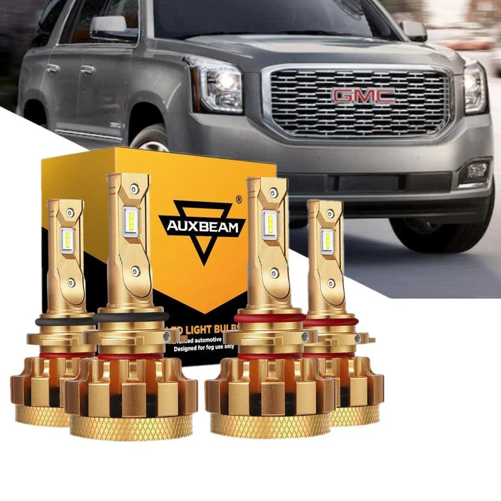 For 2002-2006 GMC Yukon XL 1500(SLE) F-16 Plus Series Built-in Canbus Automotive Grade 14000LM LED Light Bulbs High Low Beam Bundle - Image 9