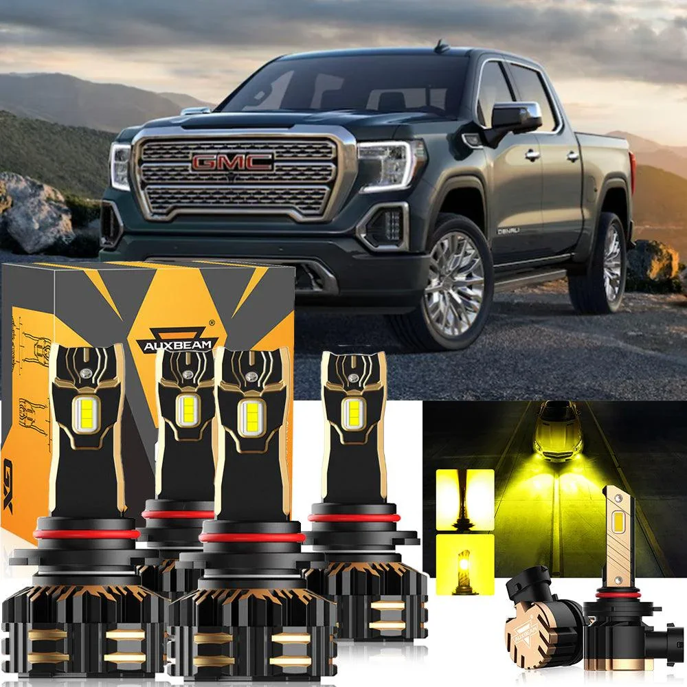 For 2003-2006 GMC Sierra 1500 9005 LED Headlight Bulbs Bundle - Image 11