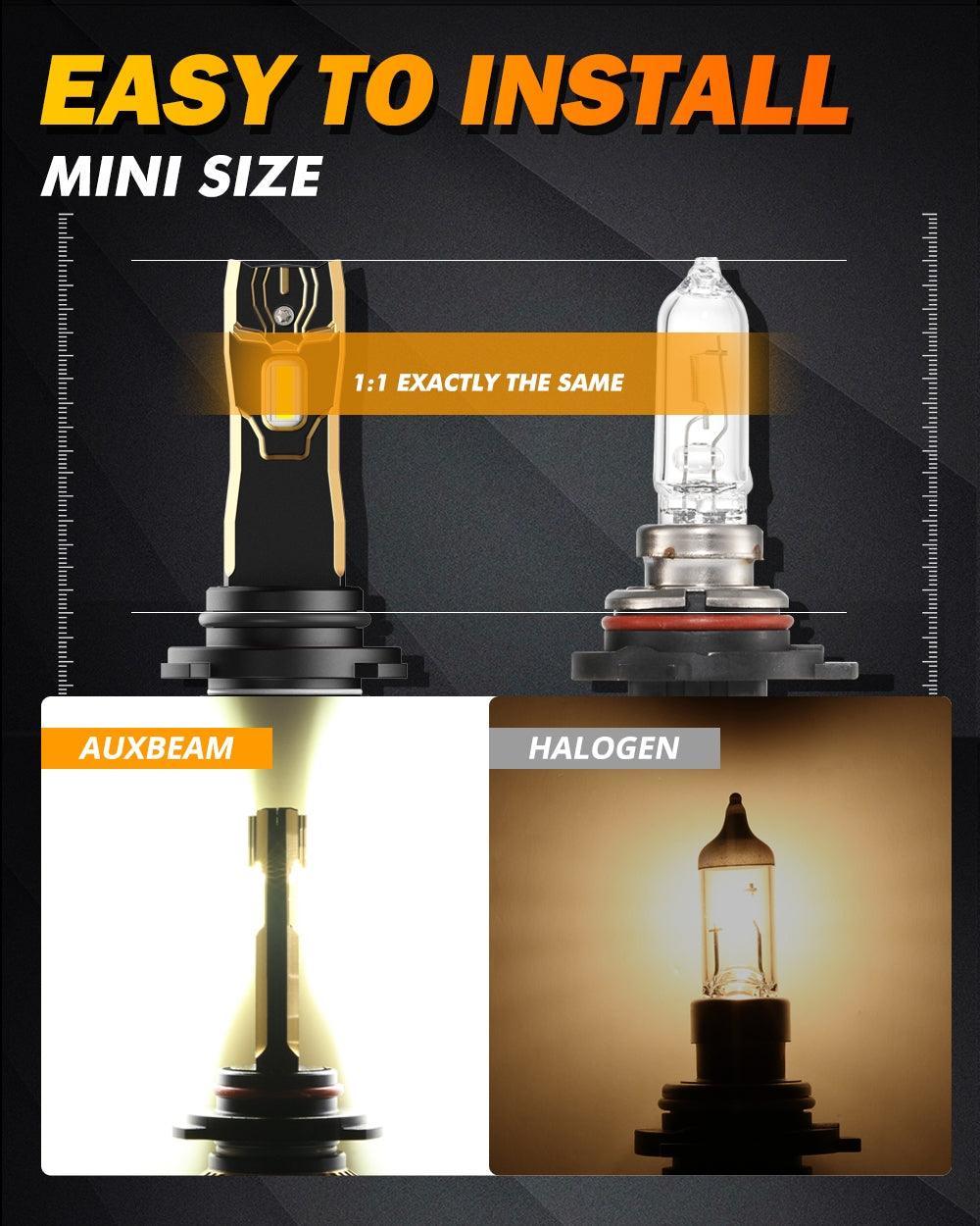 For 2003-2006 GMC Sierra 1500 9005 9006 LED Headlight Bulbs Bundle - Image 5