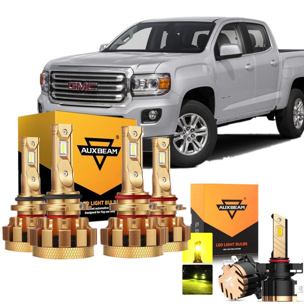 For 2004-2008 GMC Canyon F-16 Plus Series Built-in Canbus Automotive Grade 14000LM LED Light Bulbs High Low Beam Bundle - Image 2