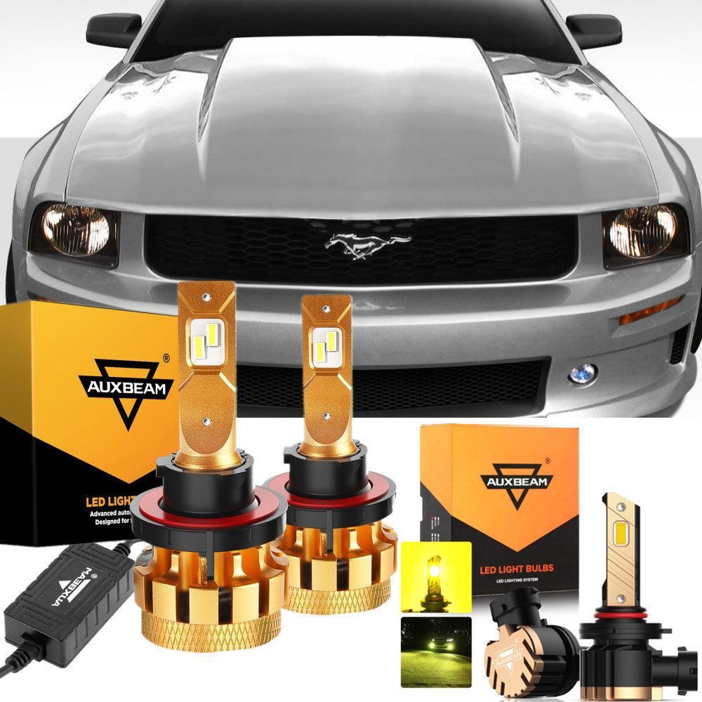 For 2005-2006 Ford Mustang(GT) F-16 Plus Series Built-in Canbus Automotive Grade 14000LM LED Light Bulbs High Low Beam Bundle - Image 2