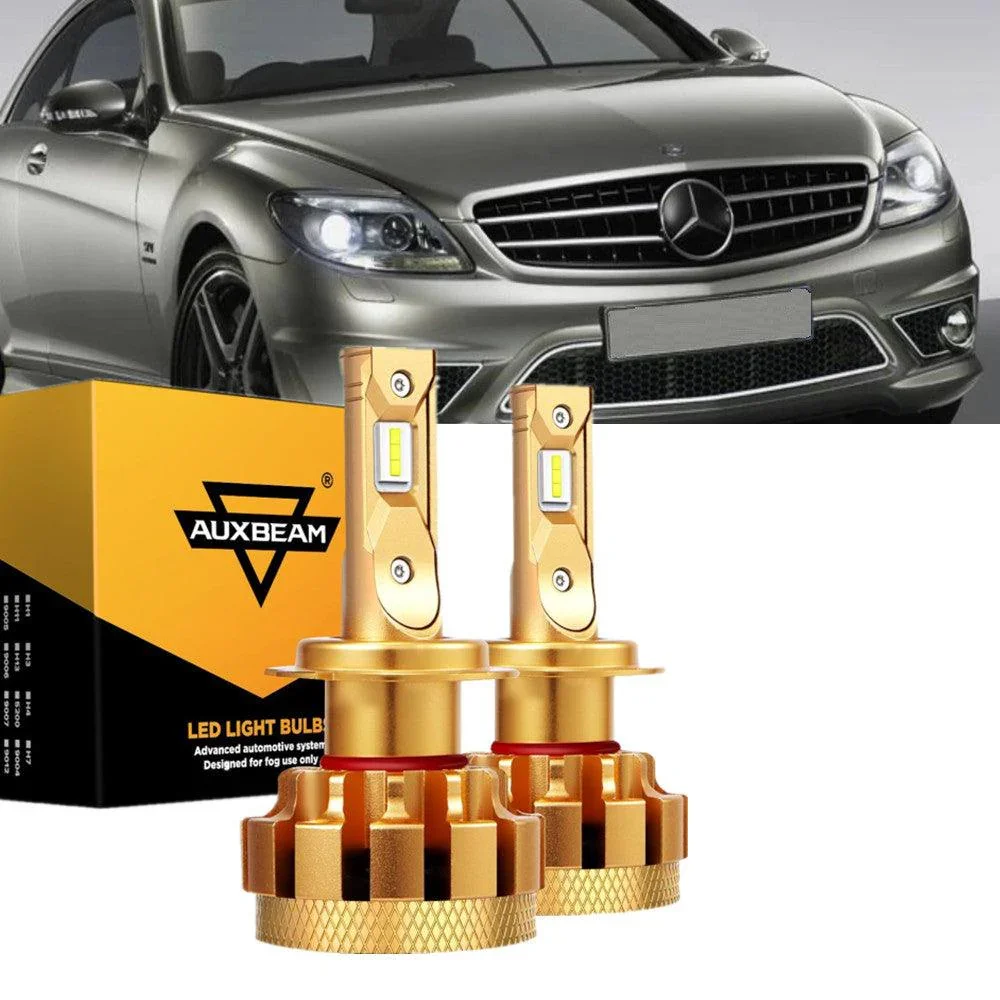 For 2005-2009 Mercedes-Benz CL65 AMG with HID headlamps LED Light Bulbs High Low Beam Bundle - Image 16