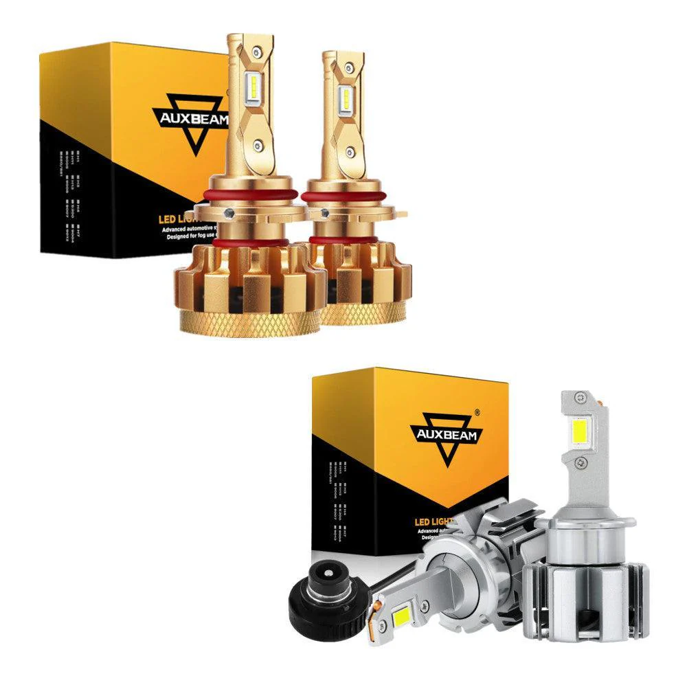For 2005-2009 Mercedes-Benz SLR McLaren with HID headlamps LED Light Bulbs High Low Beam Bundle - Image 10