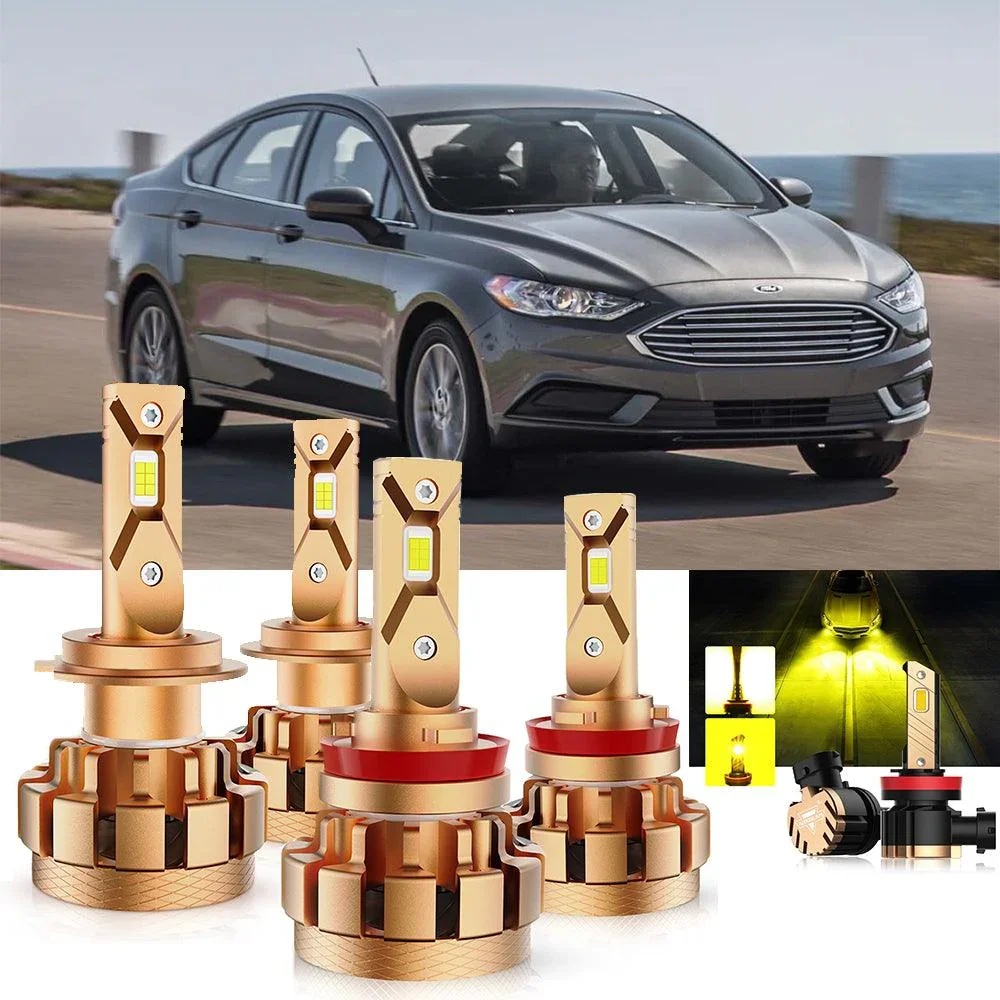 For 2006-2017 Ford Fusion F-16 Plus Series Built-in Canbus Automotive Grade 14000LM LED Light Bulbs High Low Beam Bundle - Image 20