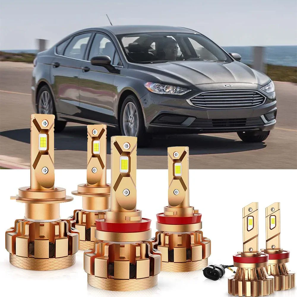 For 2006-2017 Ford Fusion F-16 Plus Series Built-in Canbus Automotive Grade 14000LM LED Light Bulbs High Low Beam Bundle - Image 21