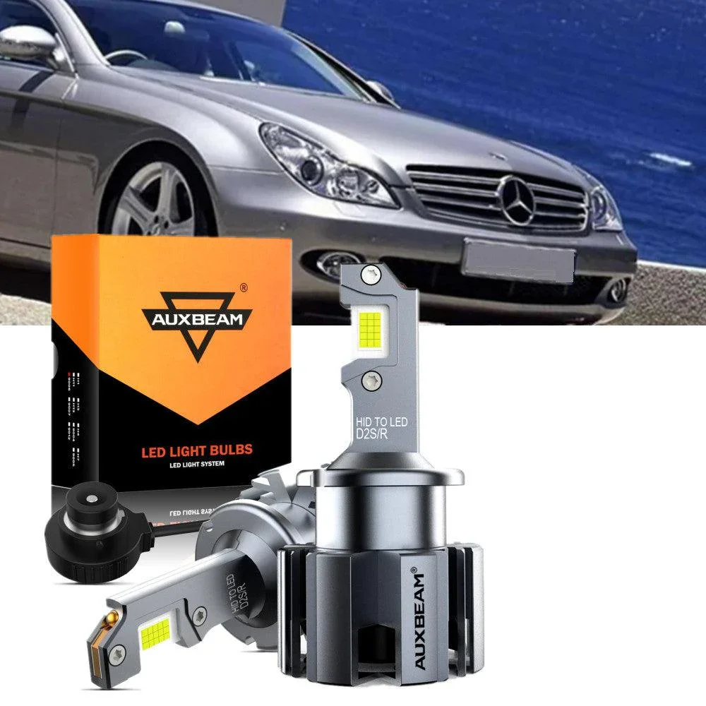 For 2006 Mercedes-Benz CLS500 with HID headlamps LED Light Bulbs High Low Beam Bundle - Image 15