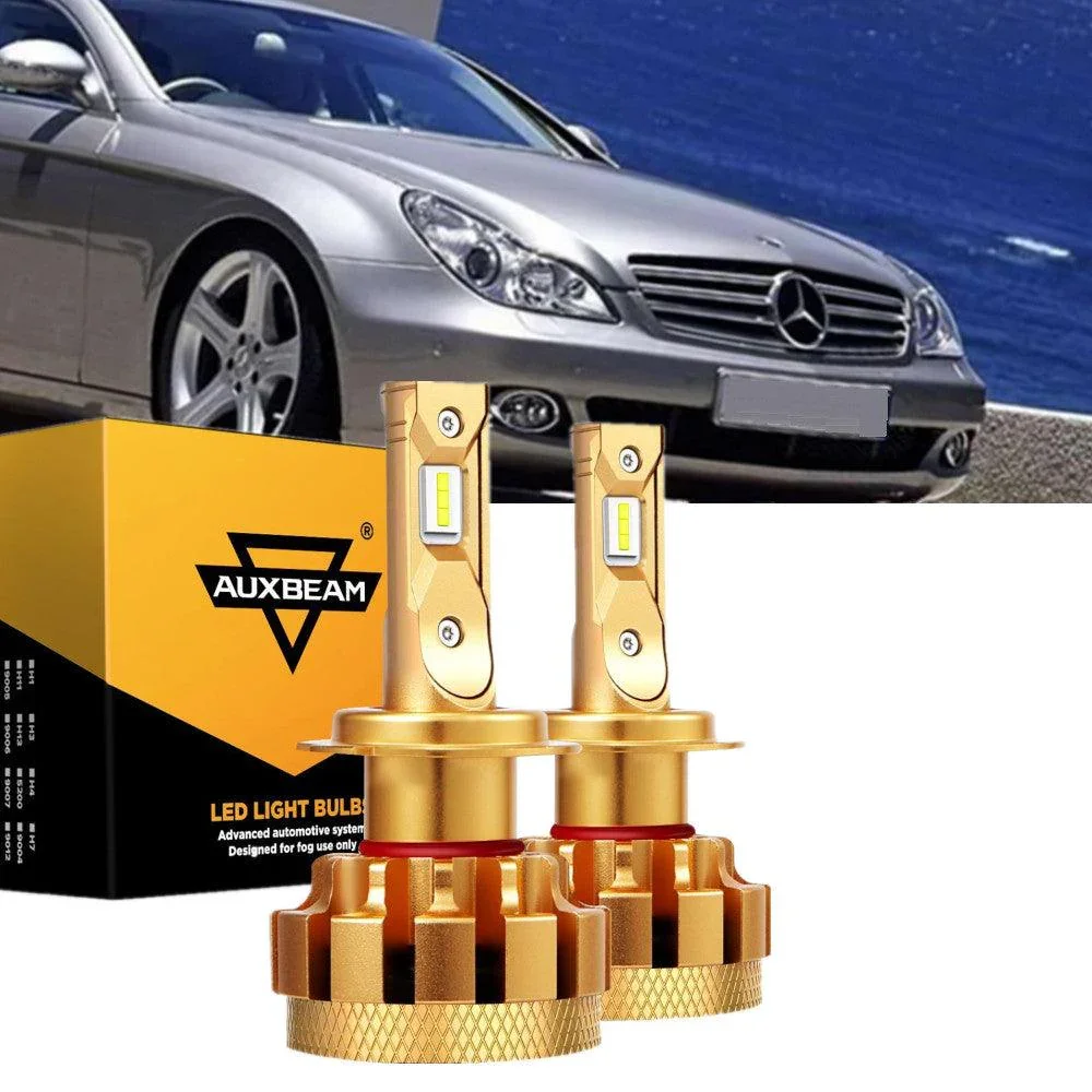 For 2006 Mercedes-Benz CLS500 with HID headlamps LED Light Bulbs High Low Beam Bundle - Image 16