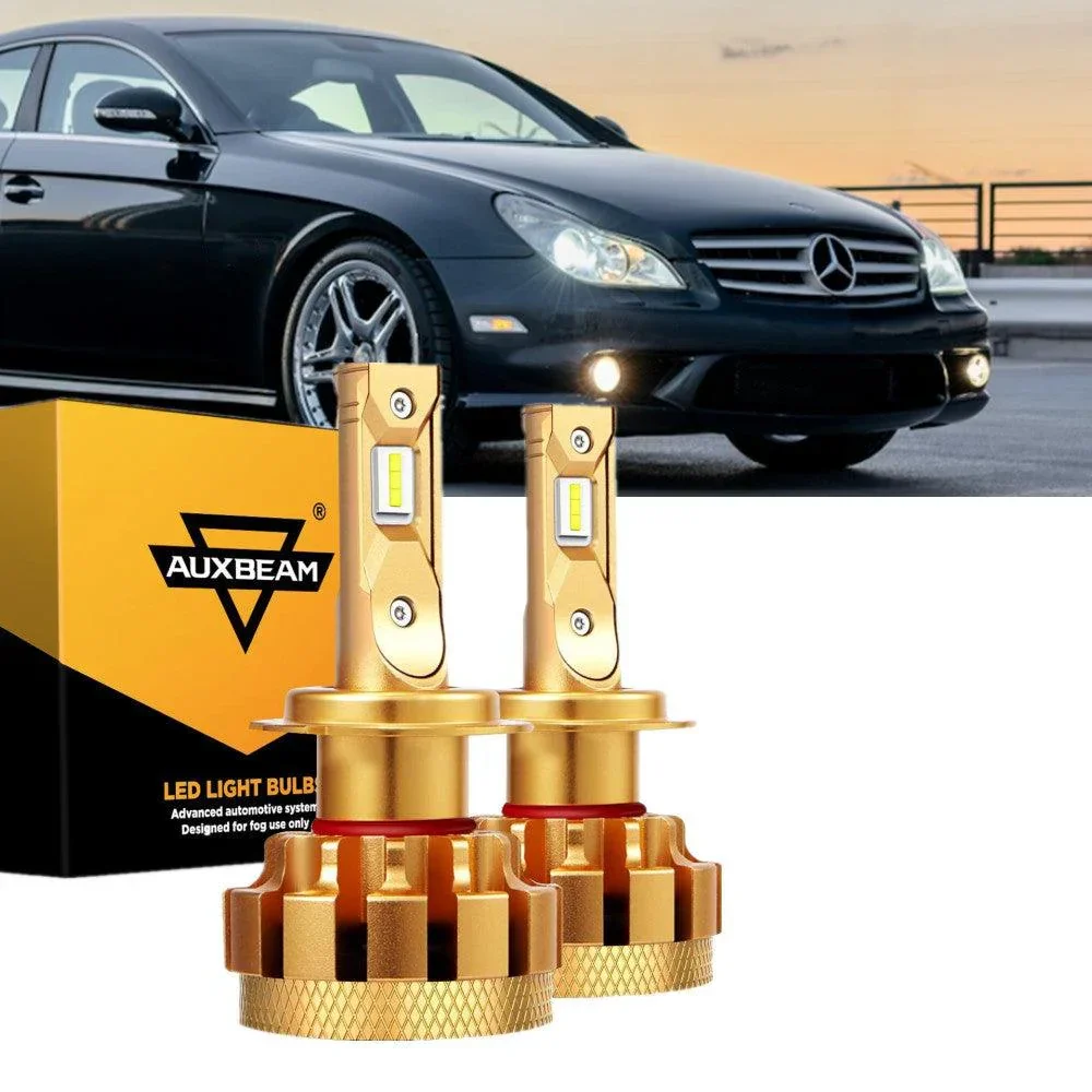 For 2006 Mercedes-Benz CLS55 AMG with Halogen Headlamps F-16 Plus Series Built-in Canbus LED Light Bulbs High Low Beam Bundle - Image 9