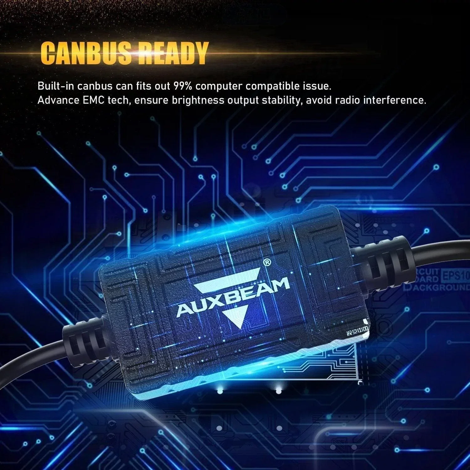 For 2007-2011 Mercedes-Benz CLS63 AMG with HID headlamps LED Light Bulbs High Low Beam Bundle - Image 6