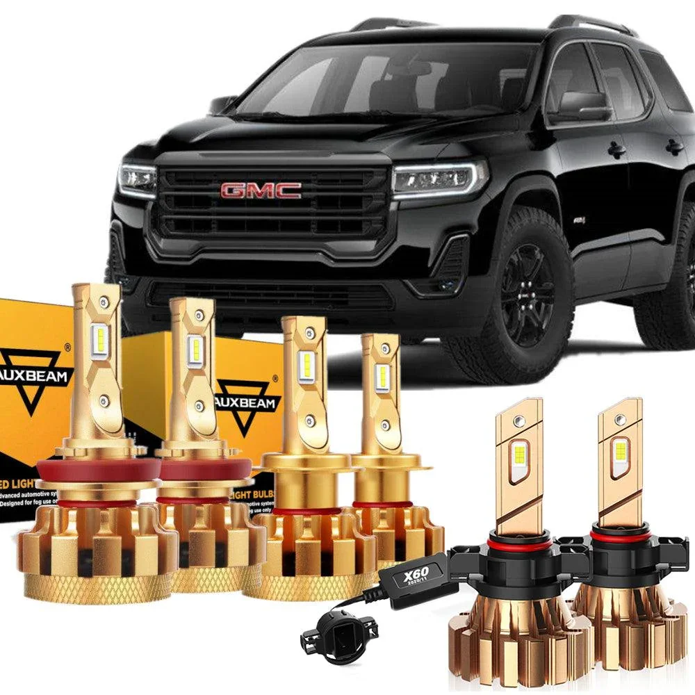 For 2007-2012 GMC Acadia F-16 Plus Series Built-in Canbus Automotive Grade 14000LM LED Light Bulbs High Low Beam Bundle - Image 16