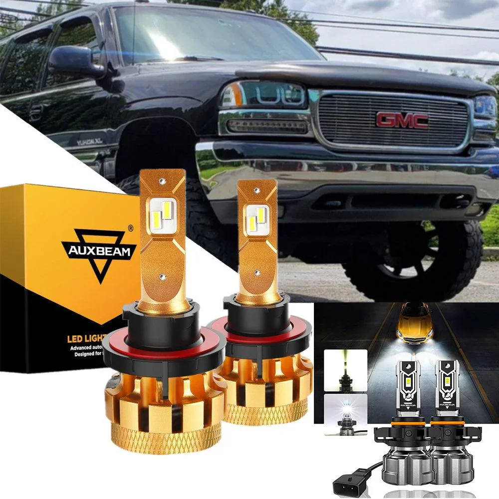 For 2007-2013 Yukon XL 2500 F-16 Plus Series Built-in Canbus Automotive Grade 14000LM LED Light Bulbs High Low Beam Bundle - Image 14