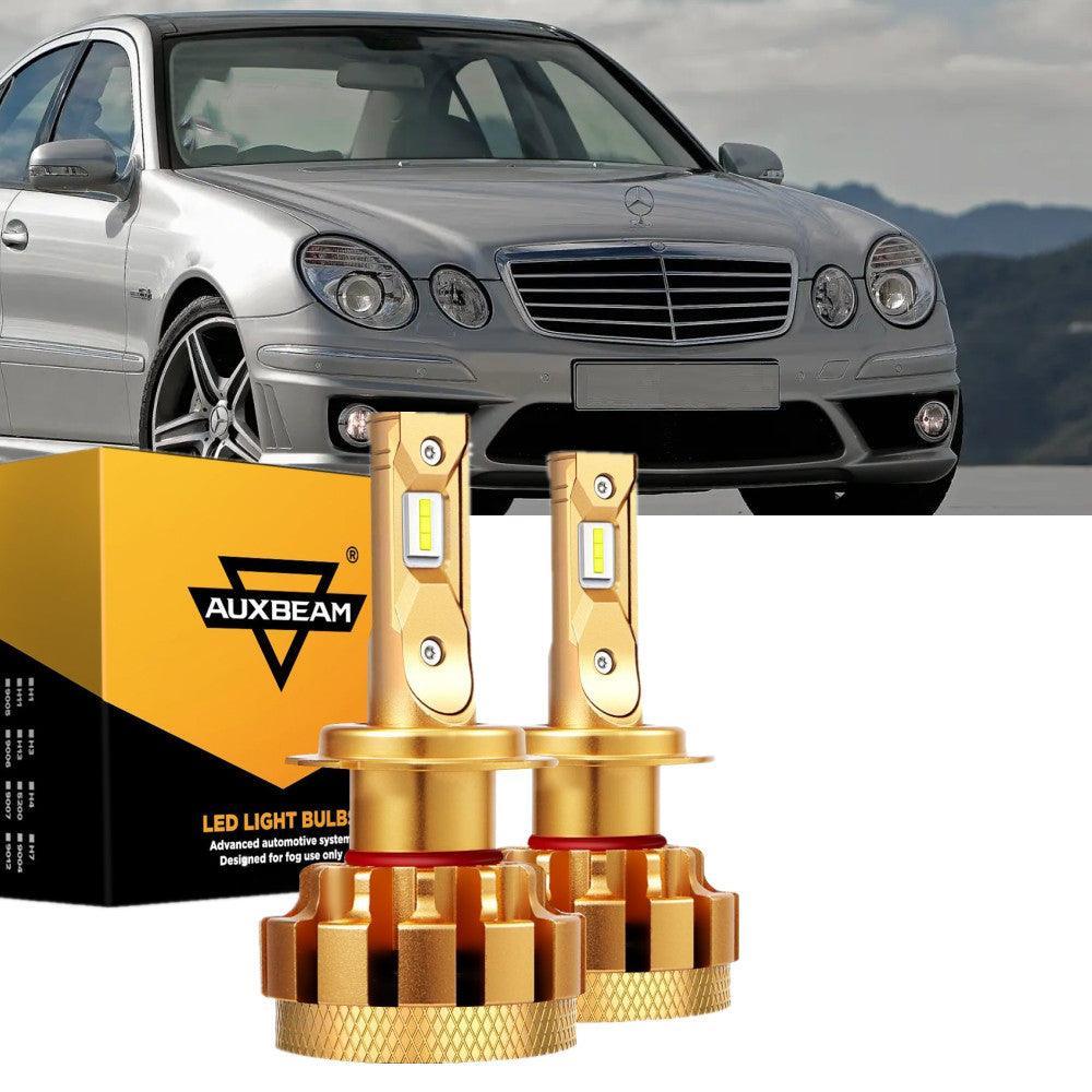 For 2007-2013 Mercedes-Benz E63 AMG with Halogen Headlamps F-16 Plus Series Built-in Canbus LED Light Bulbs High Low Beam Bundle - Image 9